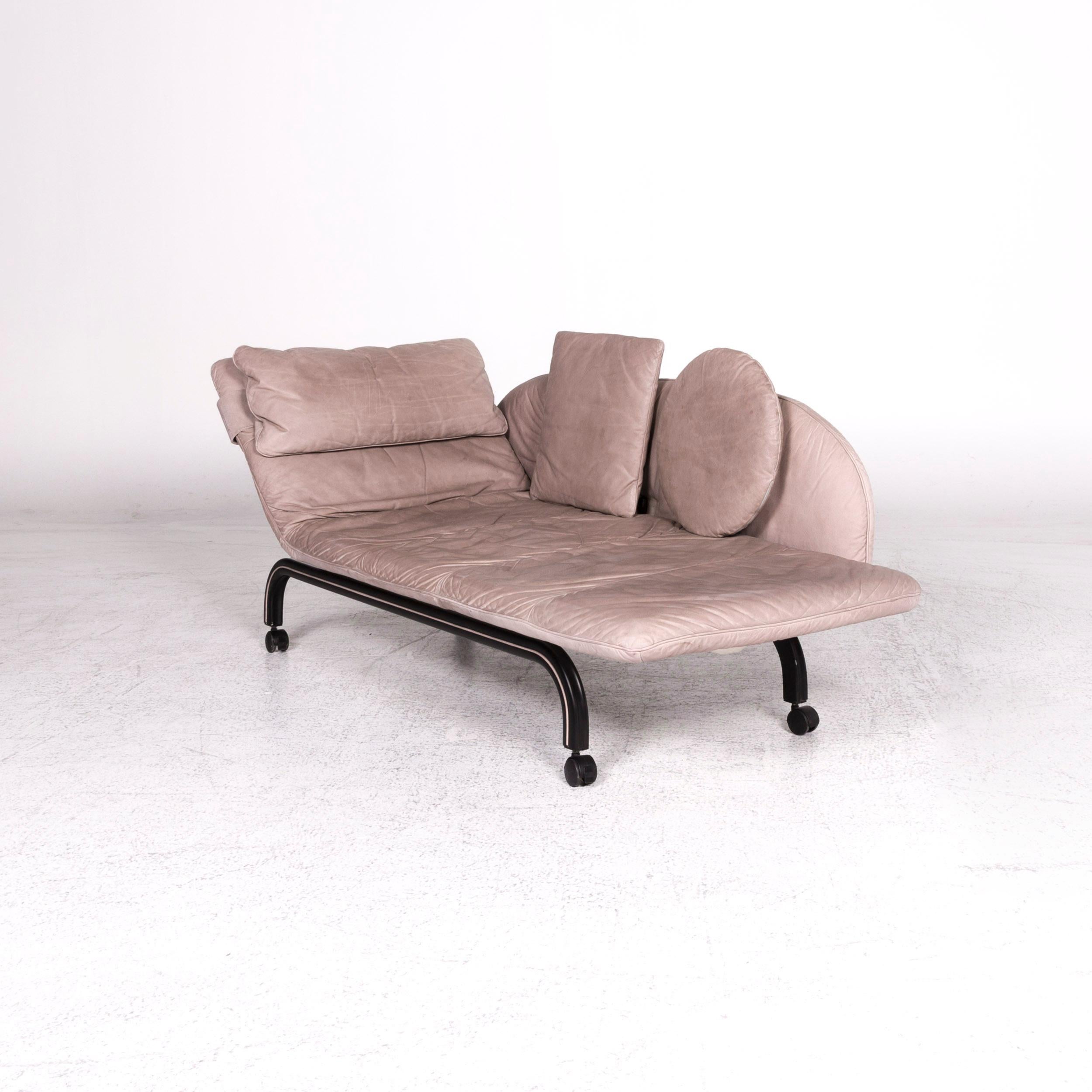 Interprofil Beo Anilin Leather Lounger Gray Relax Function im Zustand „Gut“ im Angebot in Cologne, DE