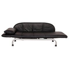 Interprofil Beo Leather Lounger Black Function Two-Seater