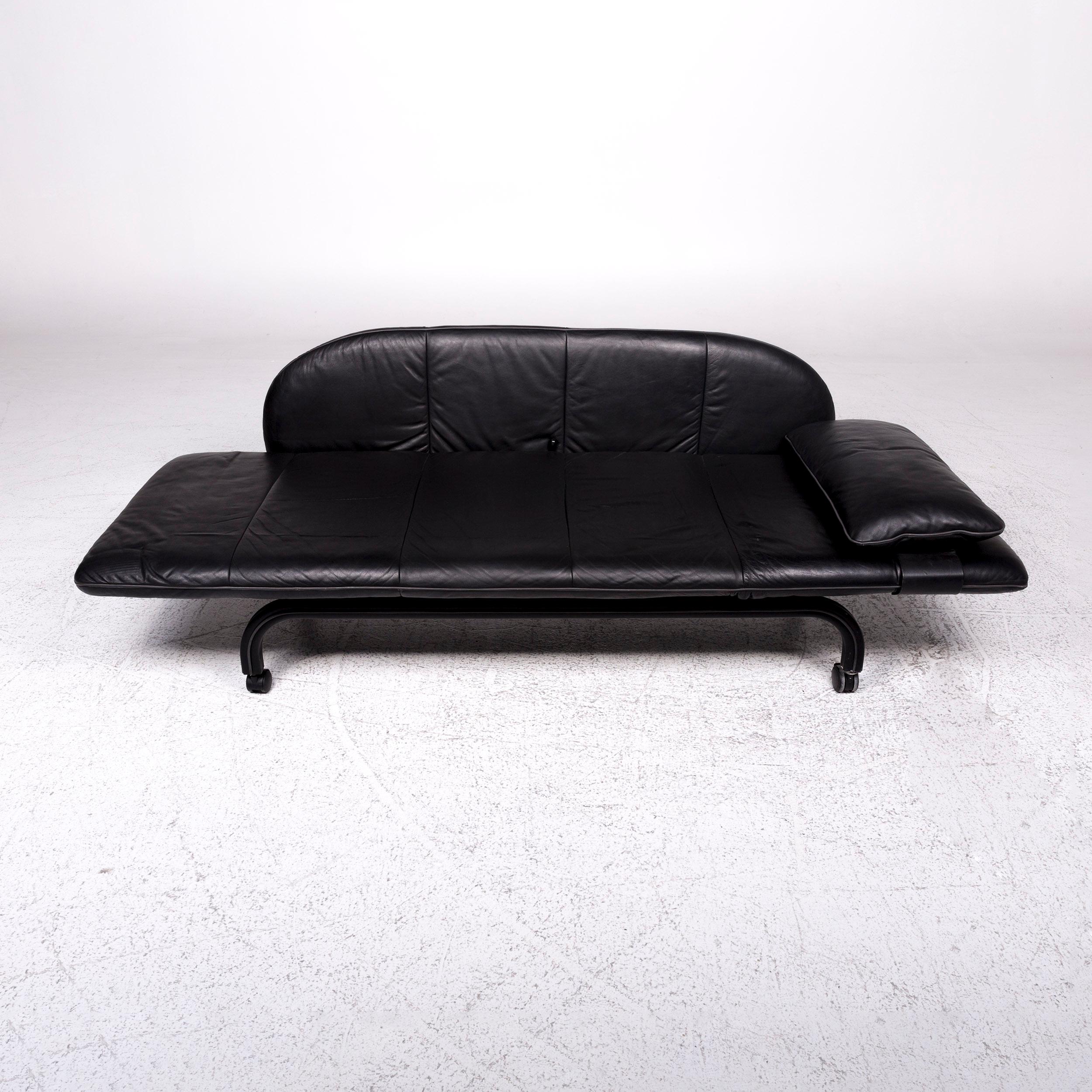 Interprofil Beo Leather Lounger Black Relax 4