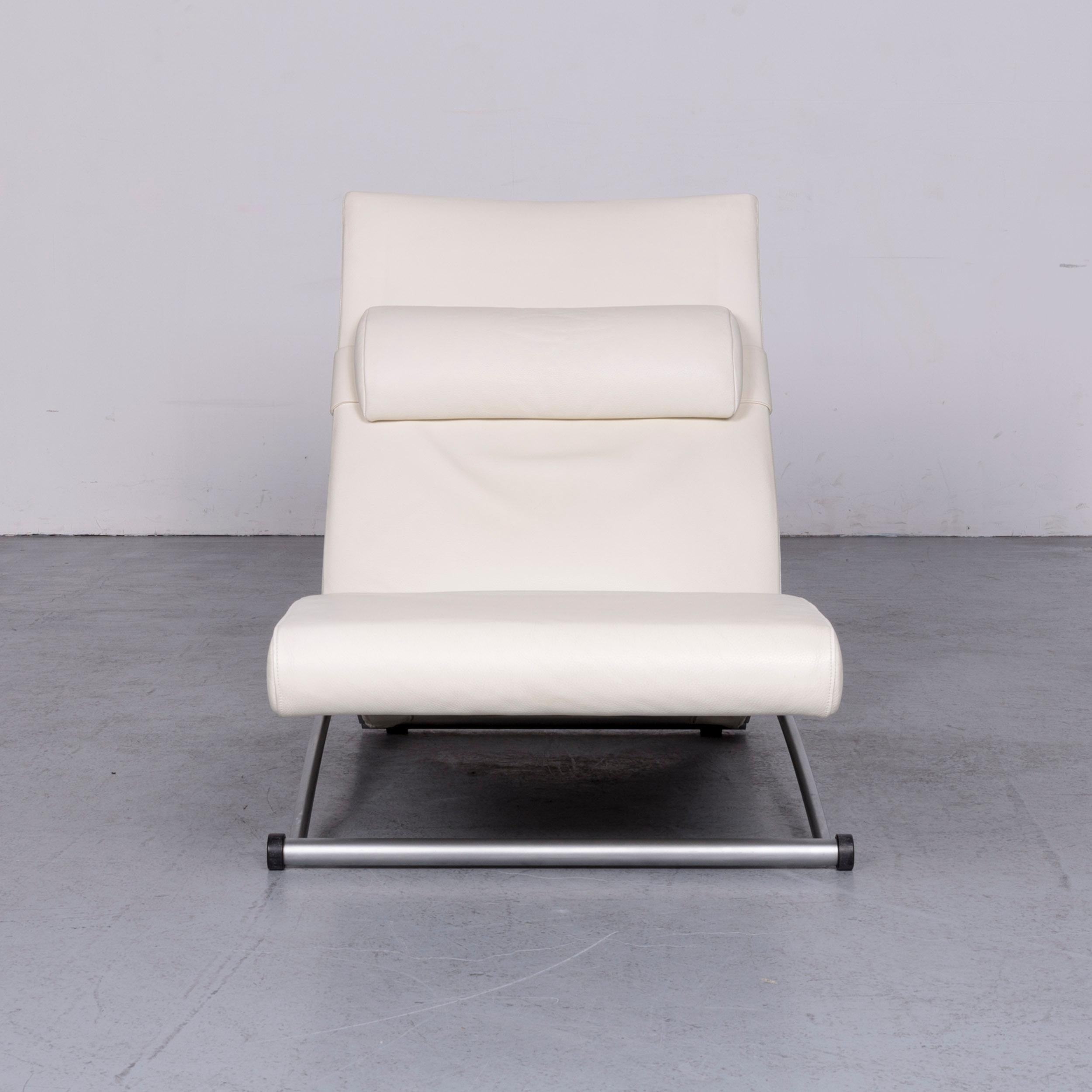 Interprofil X Chair Designer-Sessel aus cremefarbenem Leder von Joachim Nees Funktion (Deutsch)