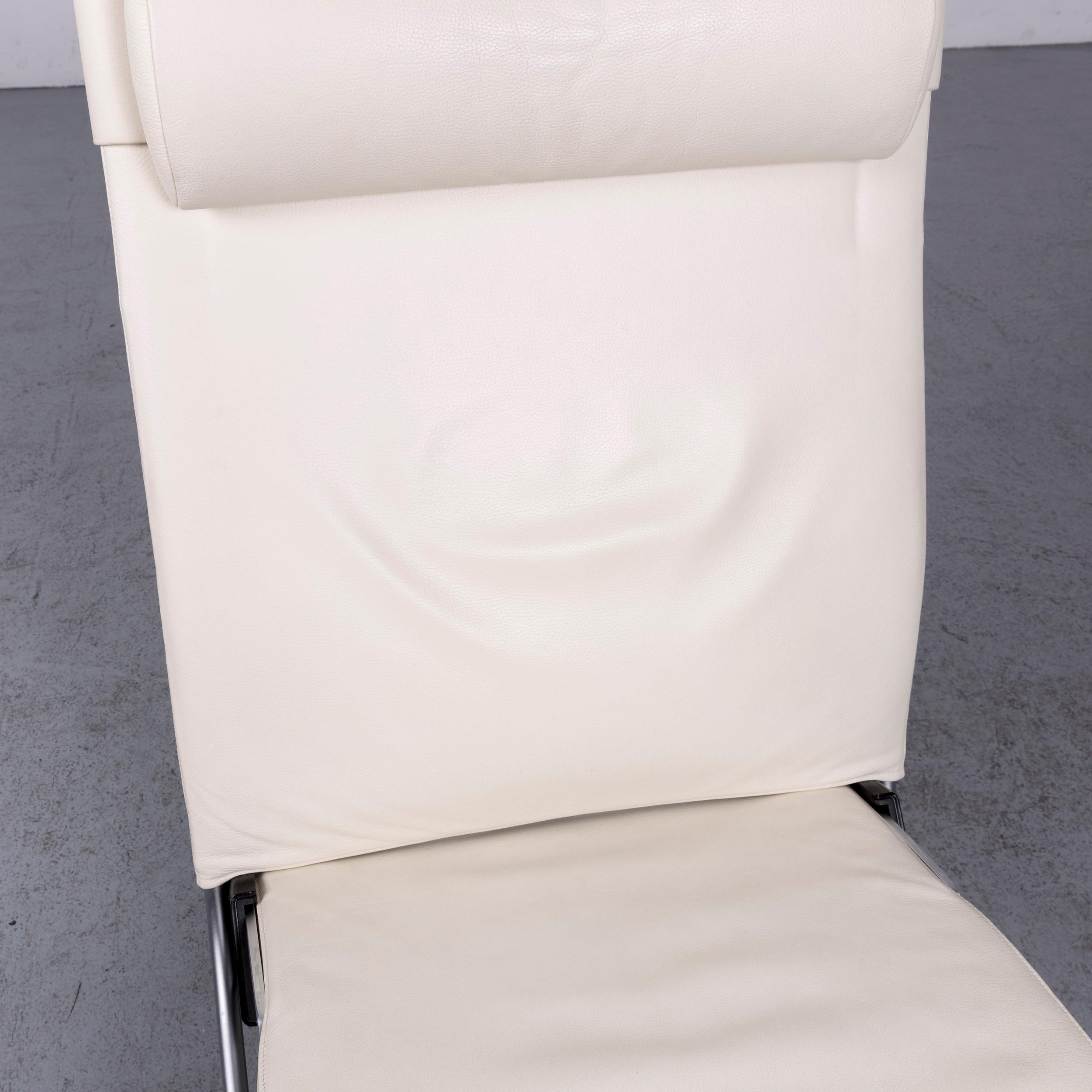 Interprofil X Chair Designer-Sessel aus cremefarbenem Leder von Joachim Nees Funktion (21. Jahrhundert und zeitgenössisch)