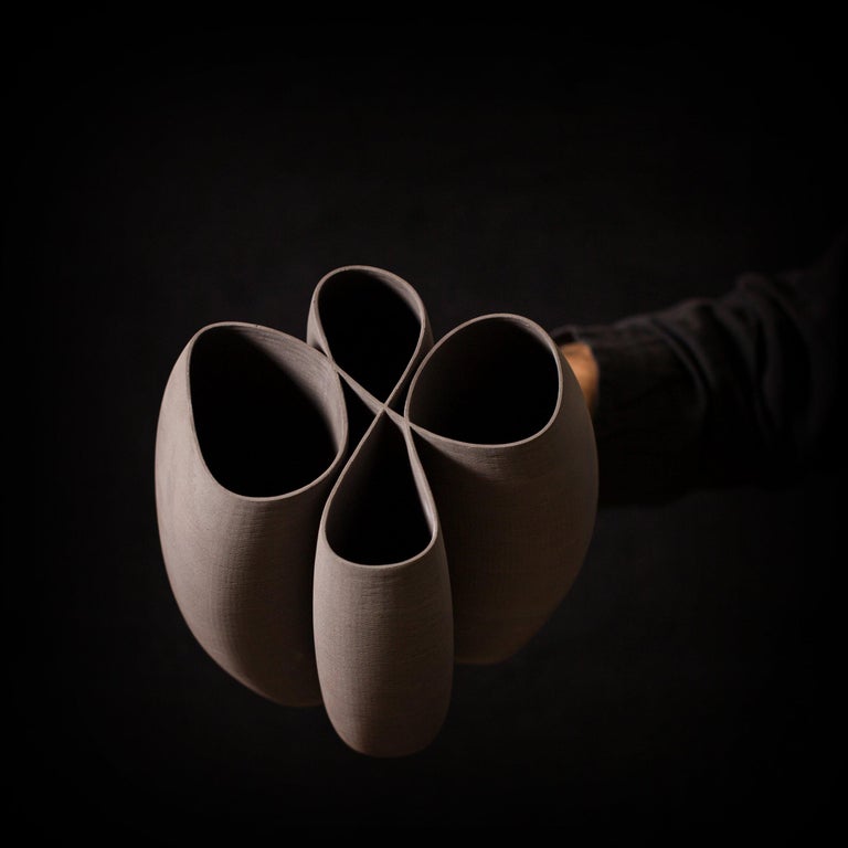 Contemporary Intersect, 0010, By Yiannis Vogdanis, 3D Printed Ceramic Art, BinaryCeramics For Sale