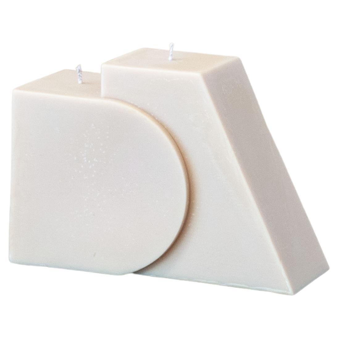 Intersecting Candles, Shape III, Sand  For Sale