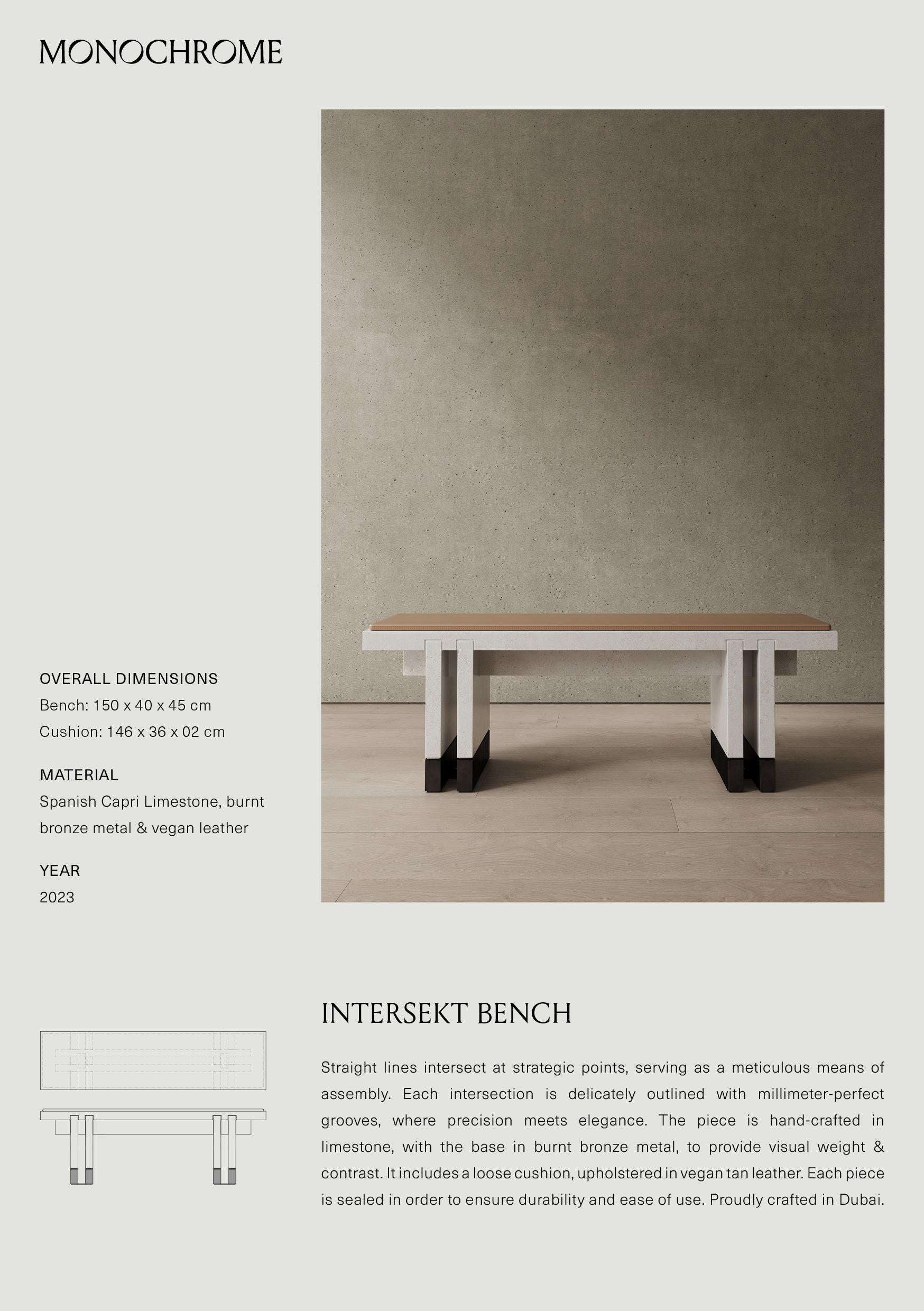 Intersekt Bench In New Condition For Sale In Dubai, AE