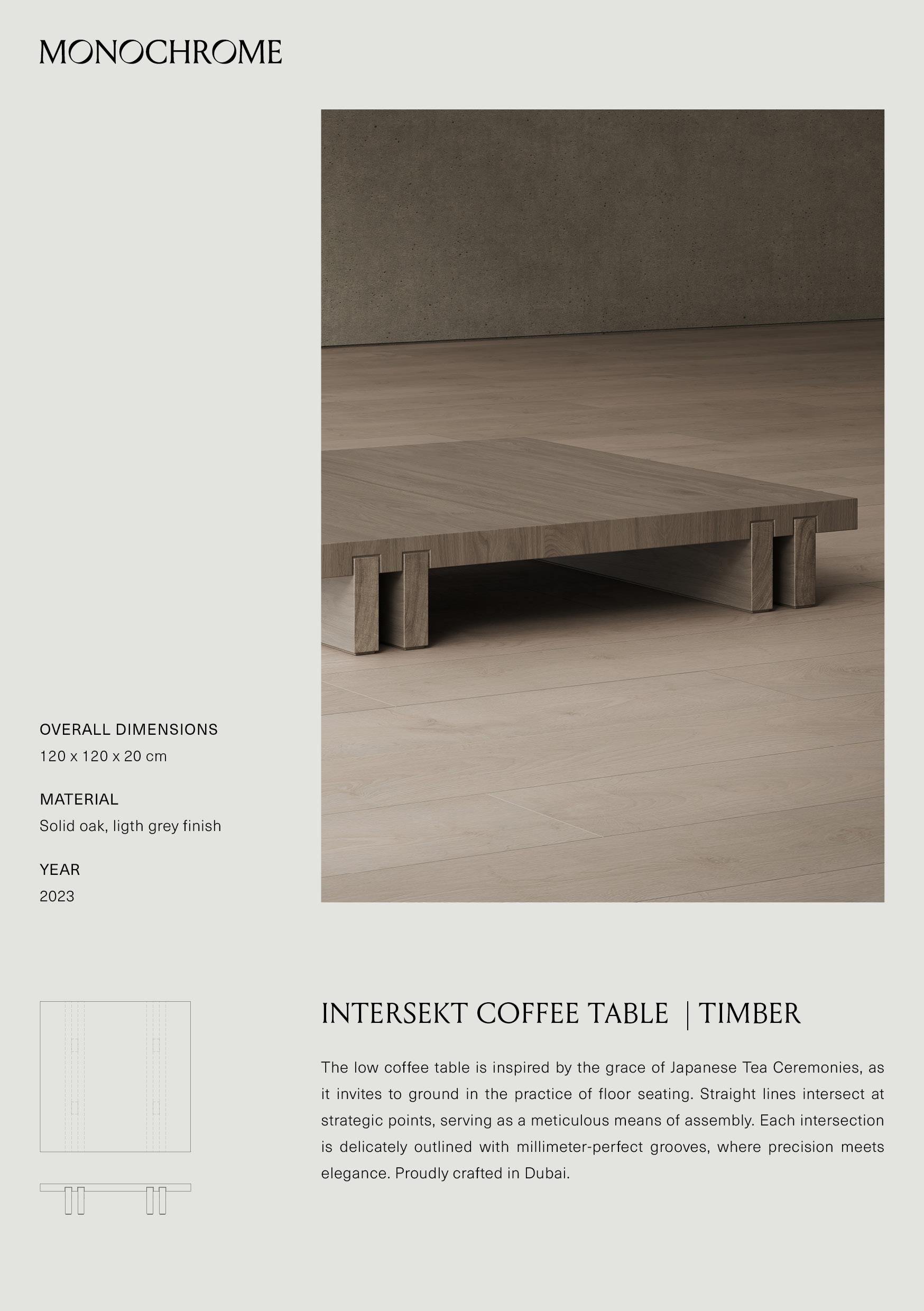 Intersekt Coffee Table - Wood In New Condition For Sale In Dubai, AE