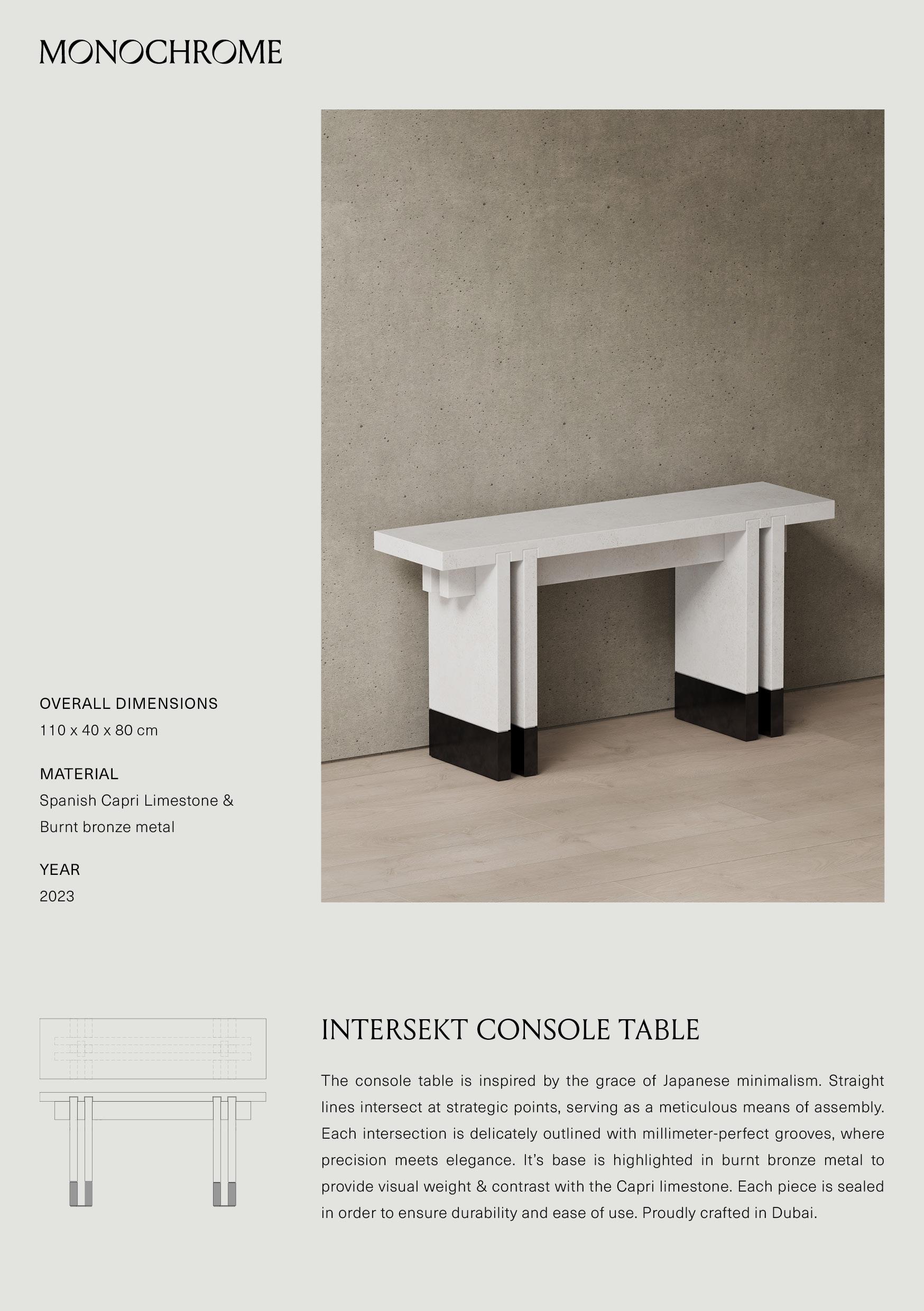Contemporary Intersekt Console Table For Sale