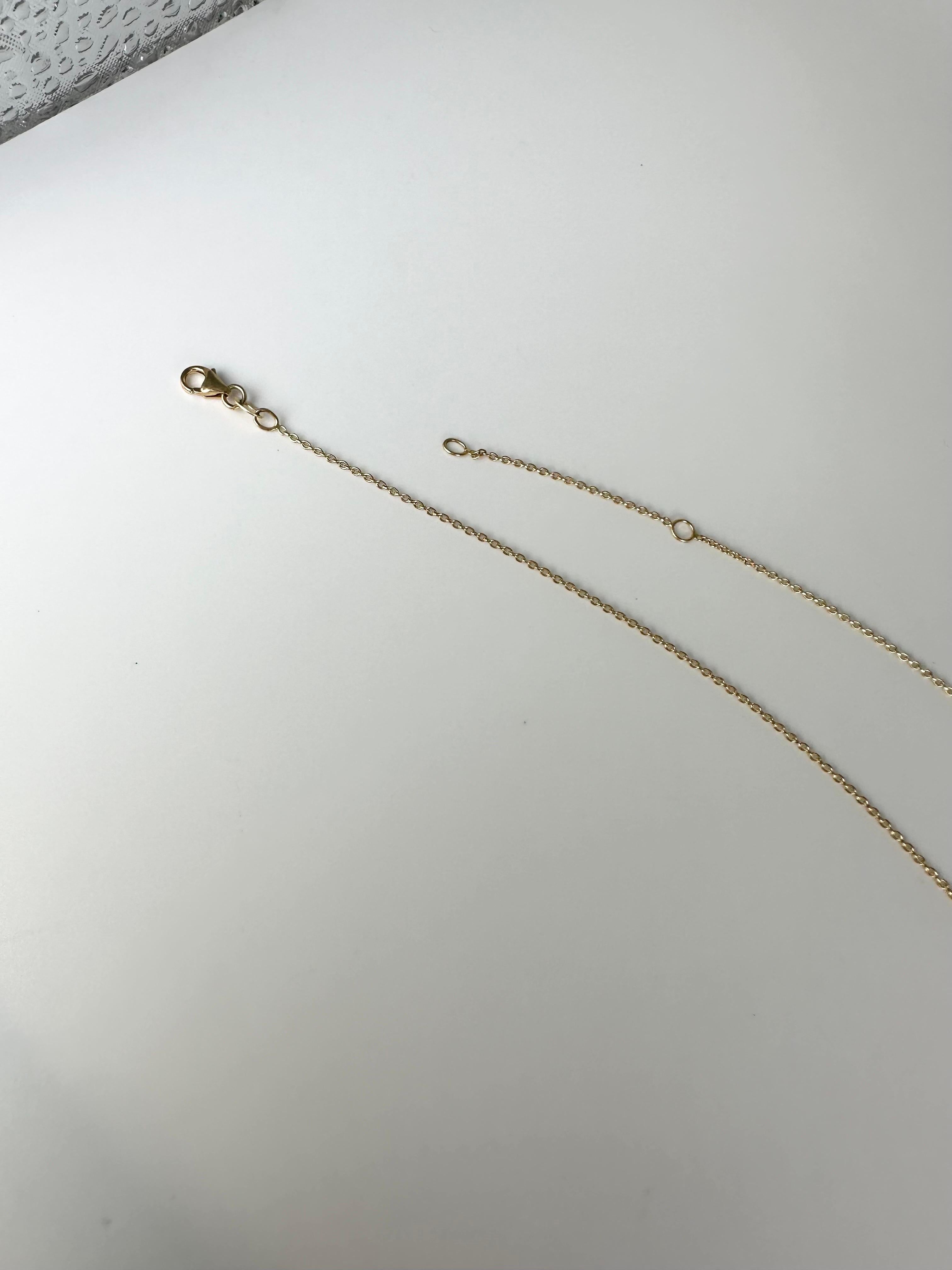 Intertvined circle love pendant natural diamond pendant necklace 14KT 0.76ct  For Sale 4
