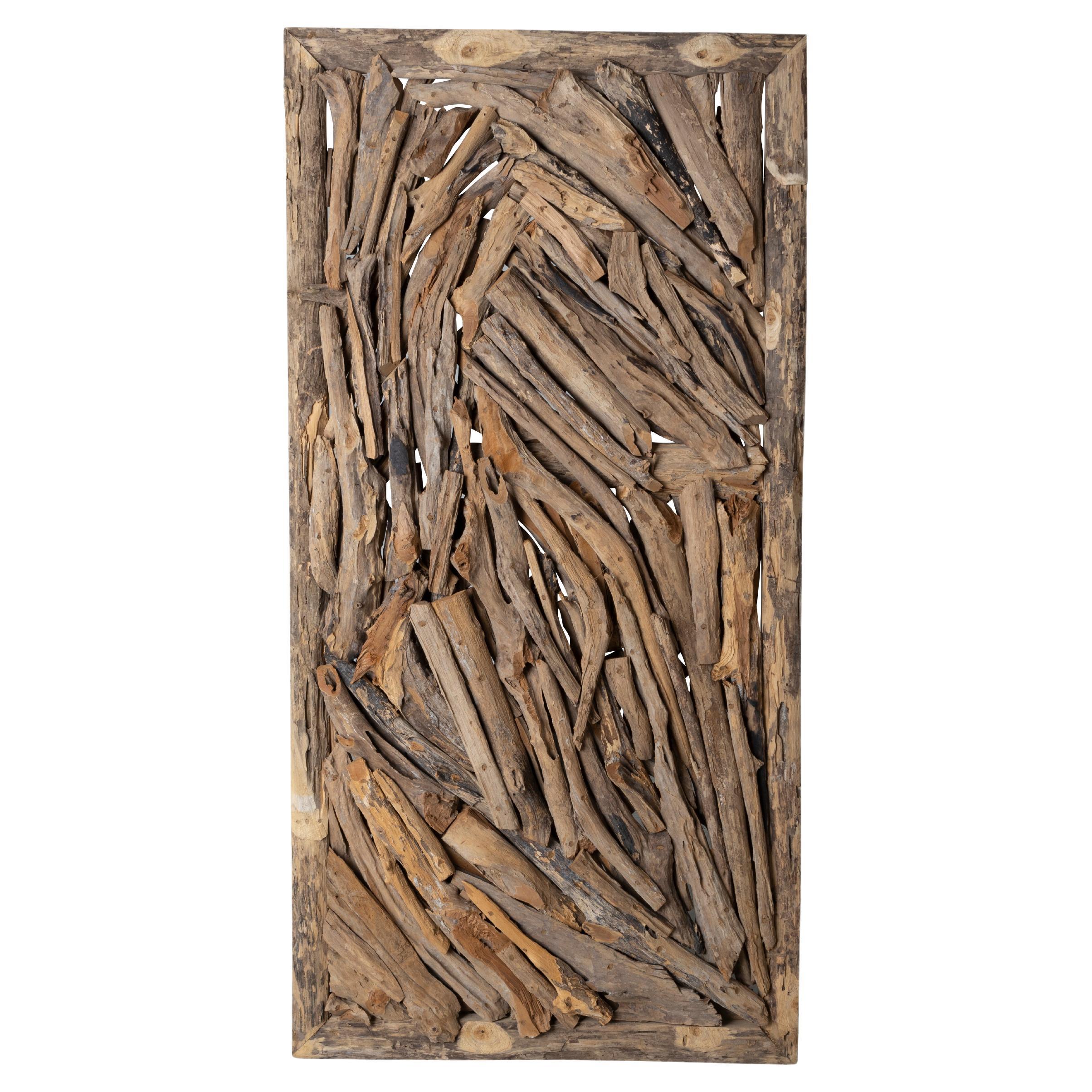 Intertwined Driftwood Wall Panel  For Sale