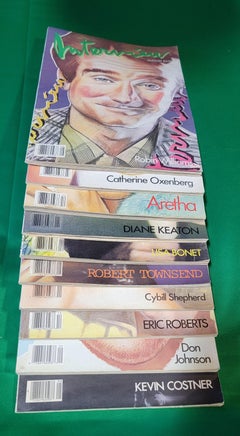Interview Magazine Collection 1980's 10 pieces Andy Warhol
