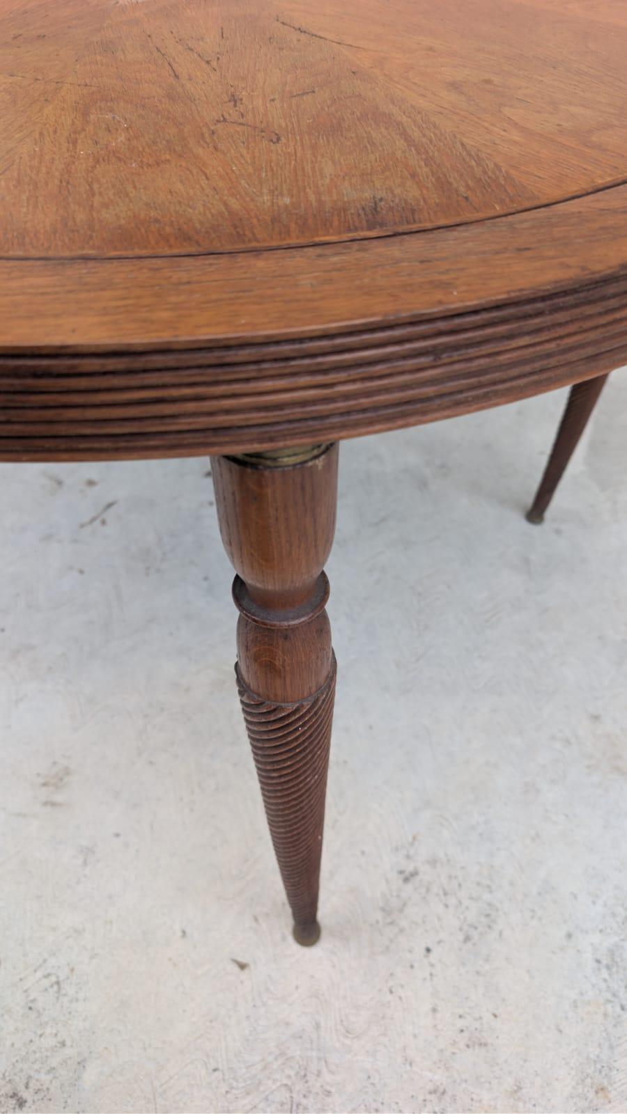 Ensemble rationaliste italien de l'entre-deux-guerres : Table et 4 chaises en vente 5