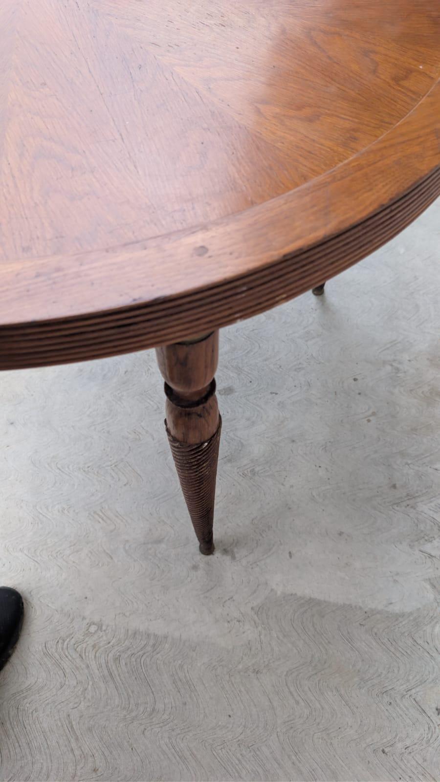 Ensemble rationaliste italien de l'entre-deux-guerres : Table et 4 chaises en vente 9