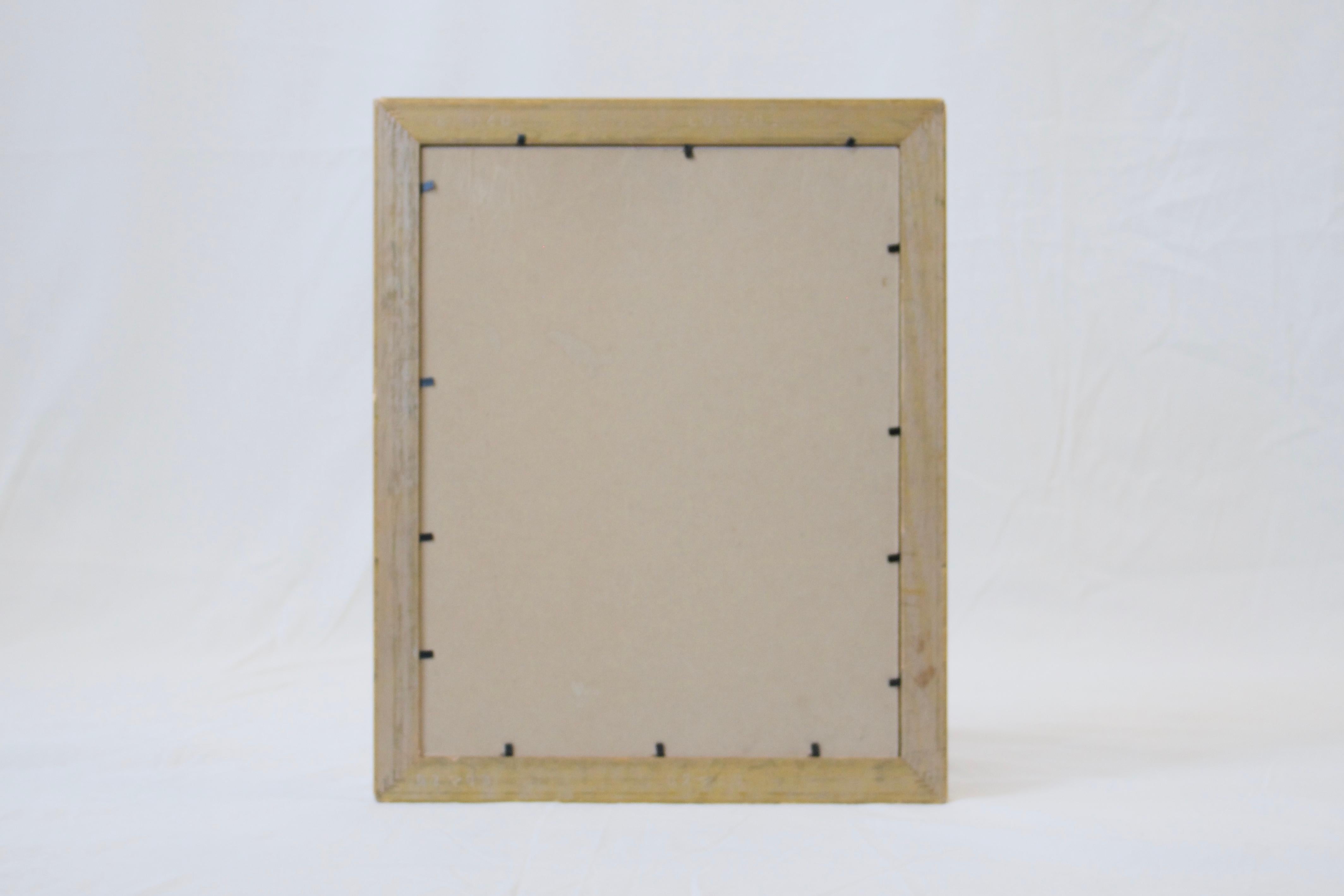 Abbraccio intimo di Pablo S. Davis, gouache incorniciata e firmata in vendita 1