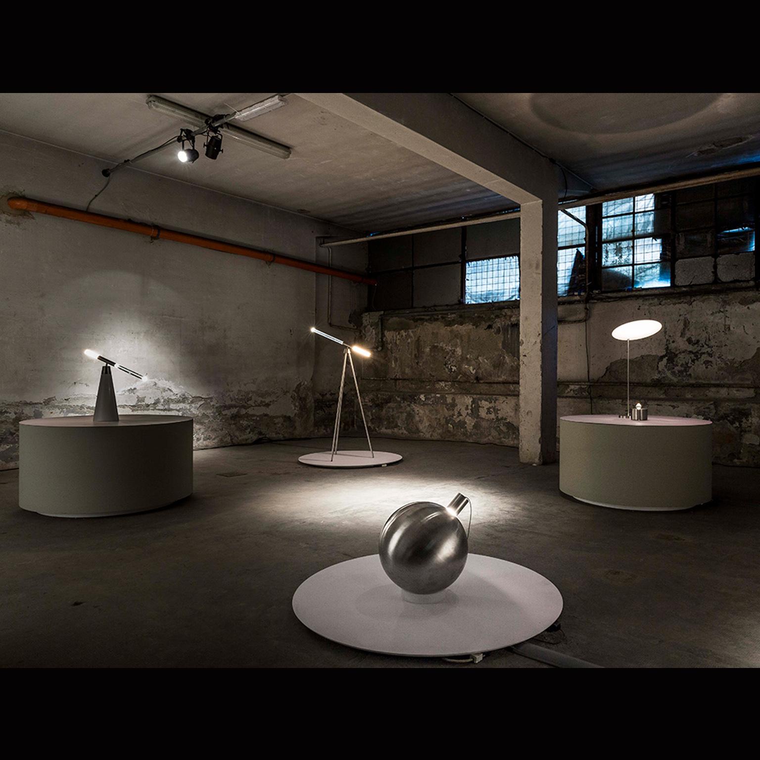 Contemporary Intimate Phenomena Big Bang, Steel and Plexiglass Floor Lamp For Sale