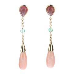 Yellow Gold Dangle Earrings