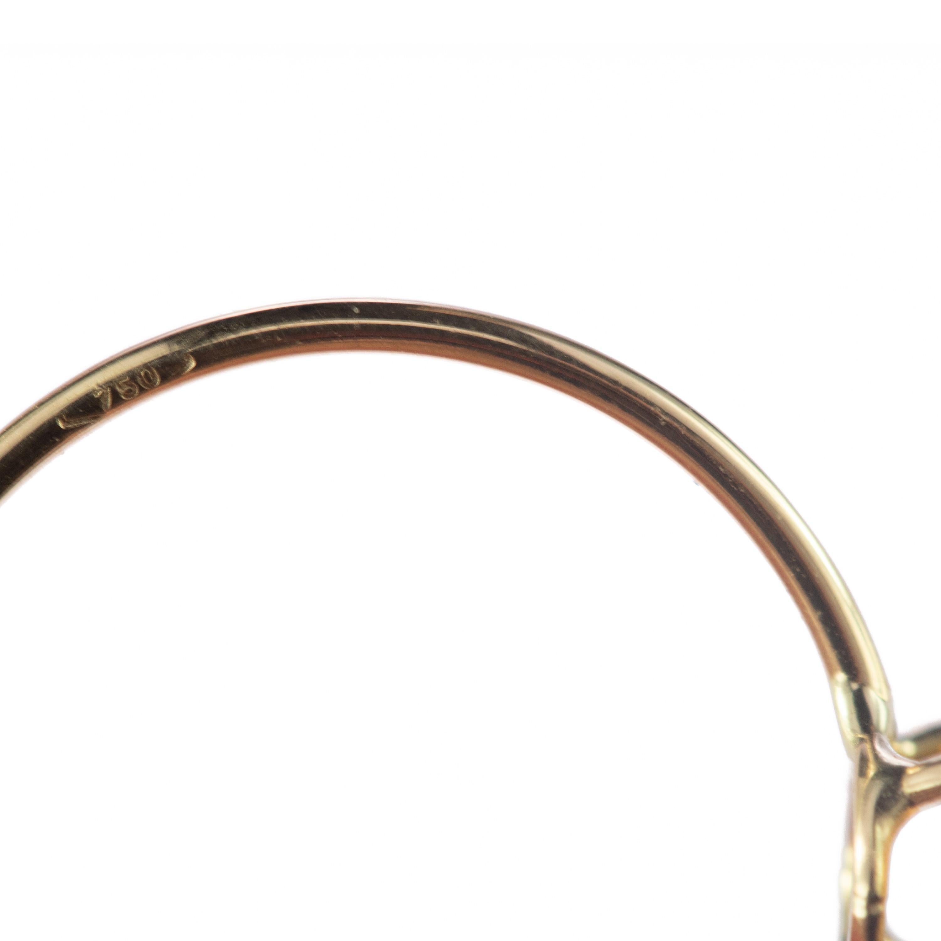 Intini Jewels 18 Karat Yellow Gold Oval Cut Citrine Quartz Cocktail Ring For Sale 5