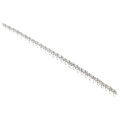 Intini Jewels Diamante de 1,81 quilates Pulsera de cóctel de tenis tejida en oro de 18 quilates