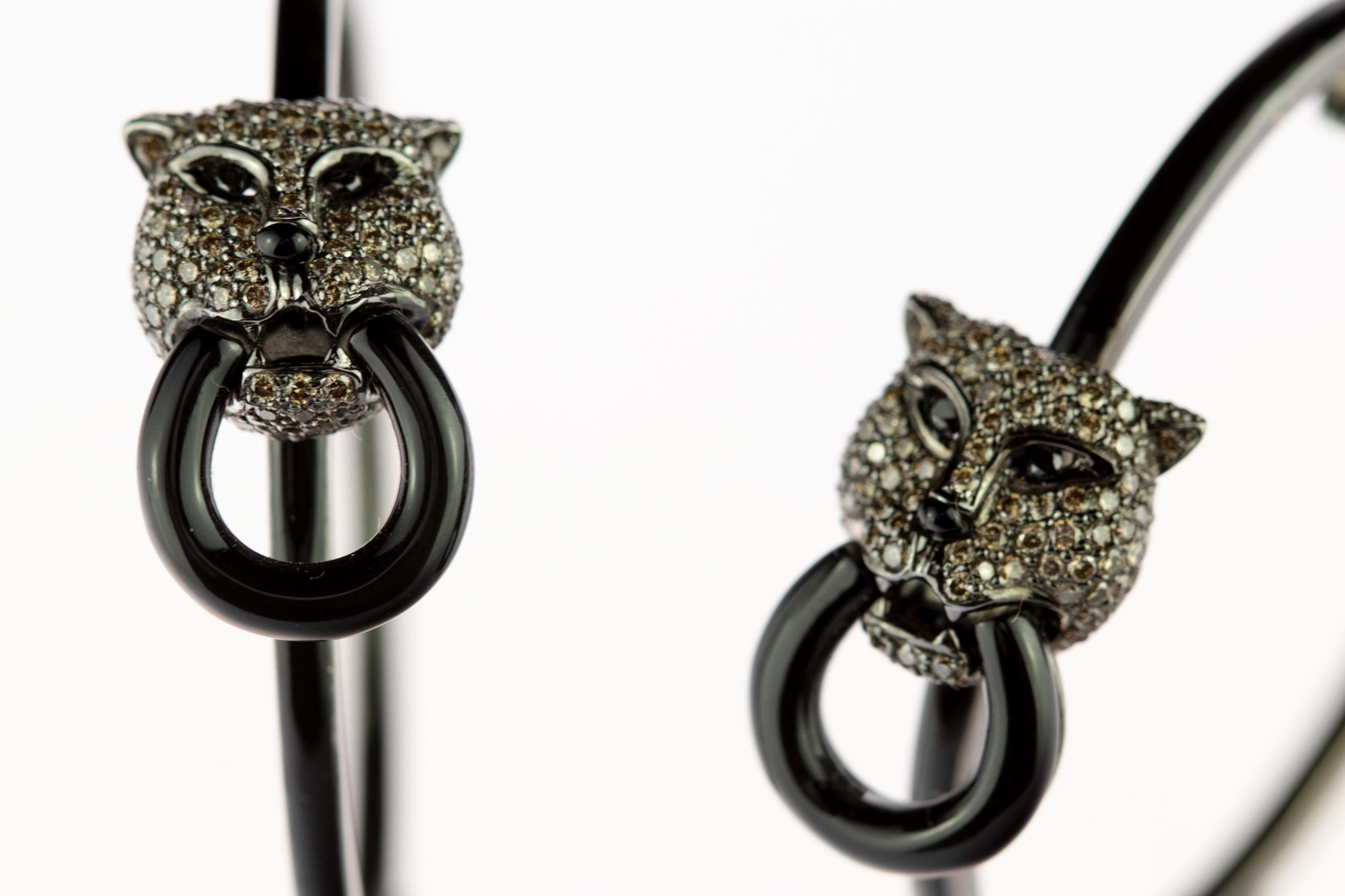 panther earrings