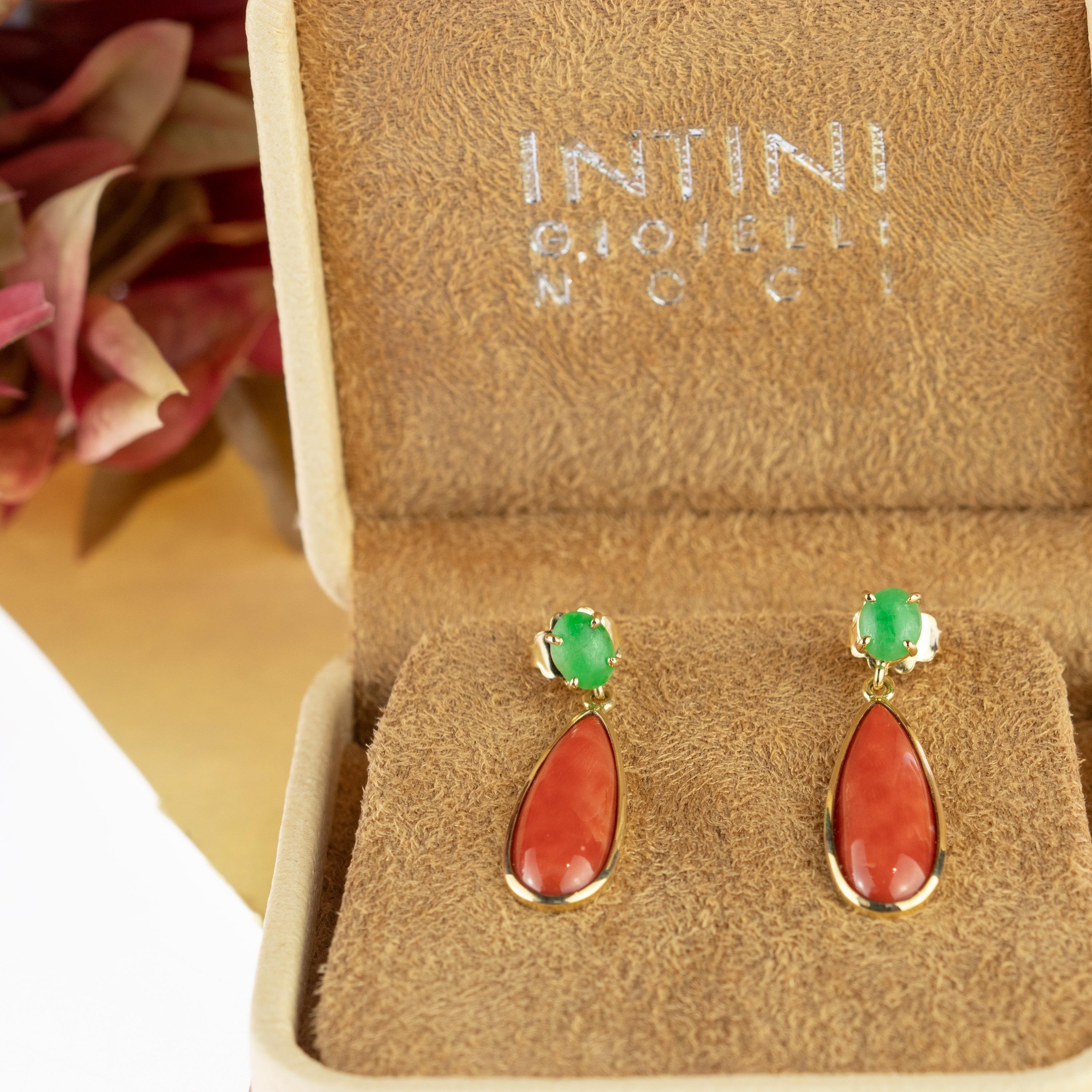 jade chandelier earrings