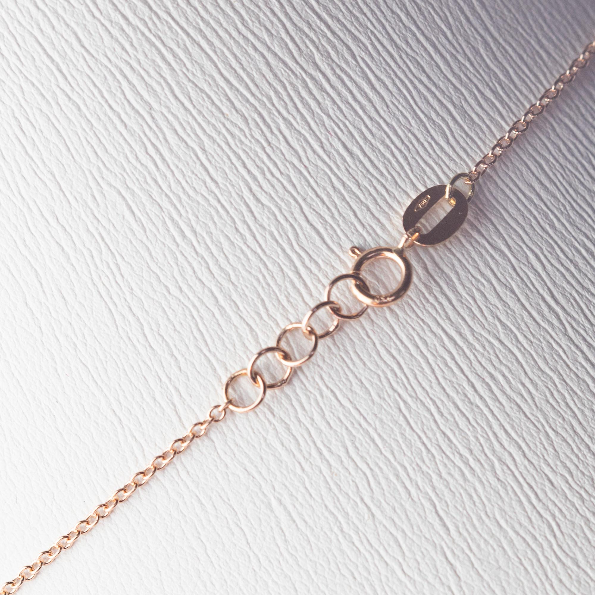 De las mujeres Intini Jewels Cuentas de citrino Cadena de oro rosa de 18 quilates Collar moderno hecho a mano en venta