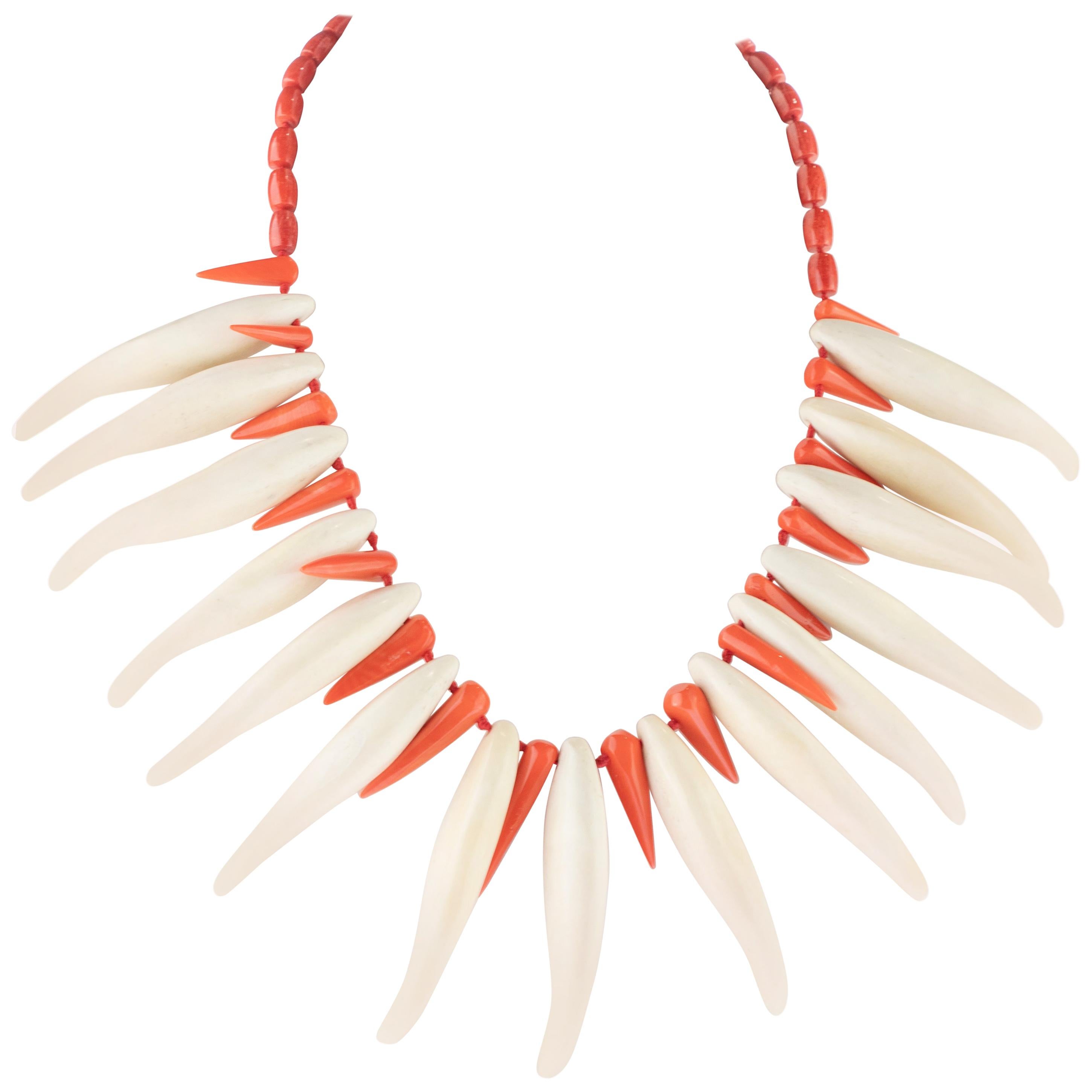 Tribal bone shop necklace