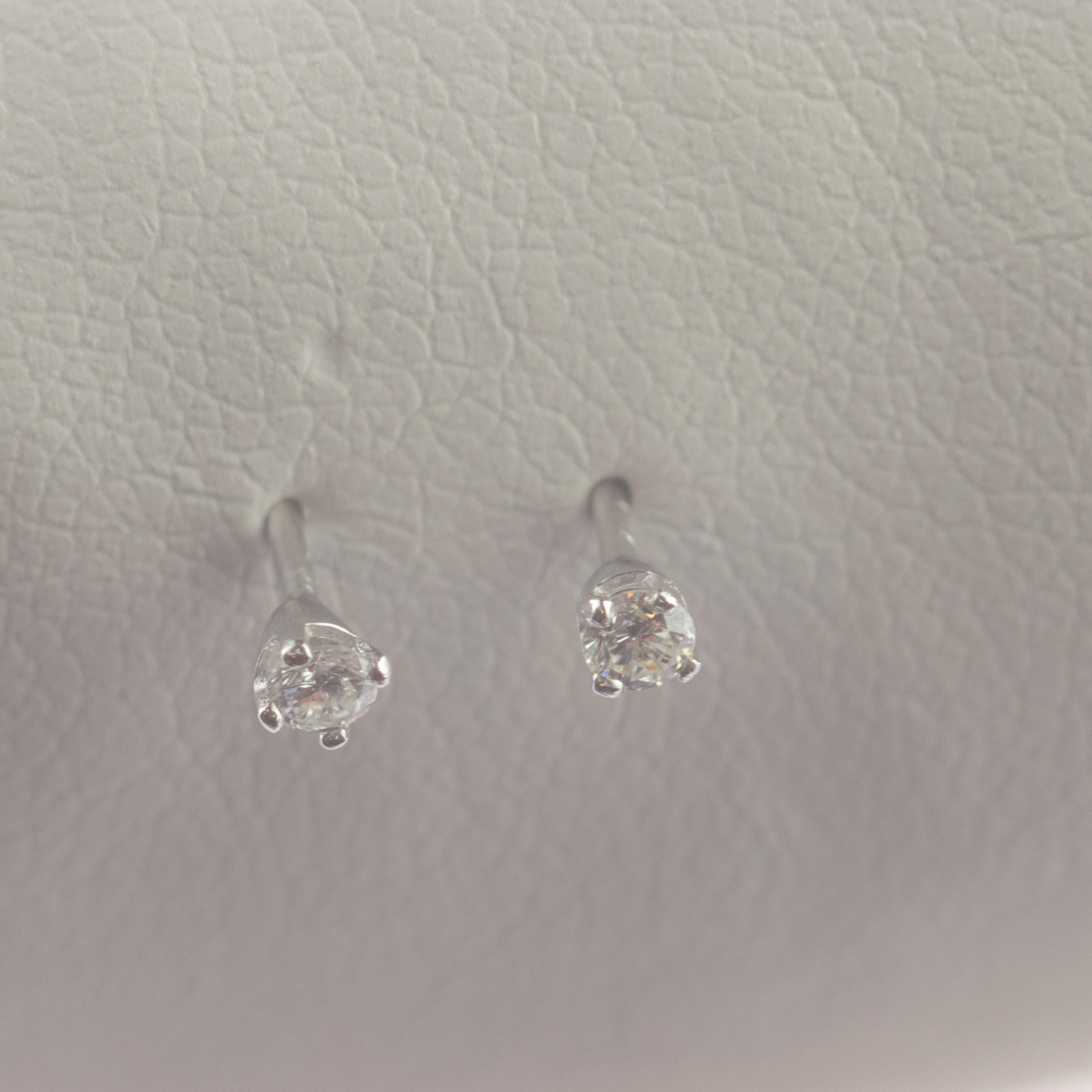 Intini Jewels Orecchini da cocktail con diamante punto luce in oro bianco 18 carati In condizioni Nuovo in vendita a Milano, IT