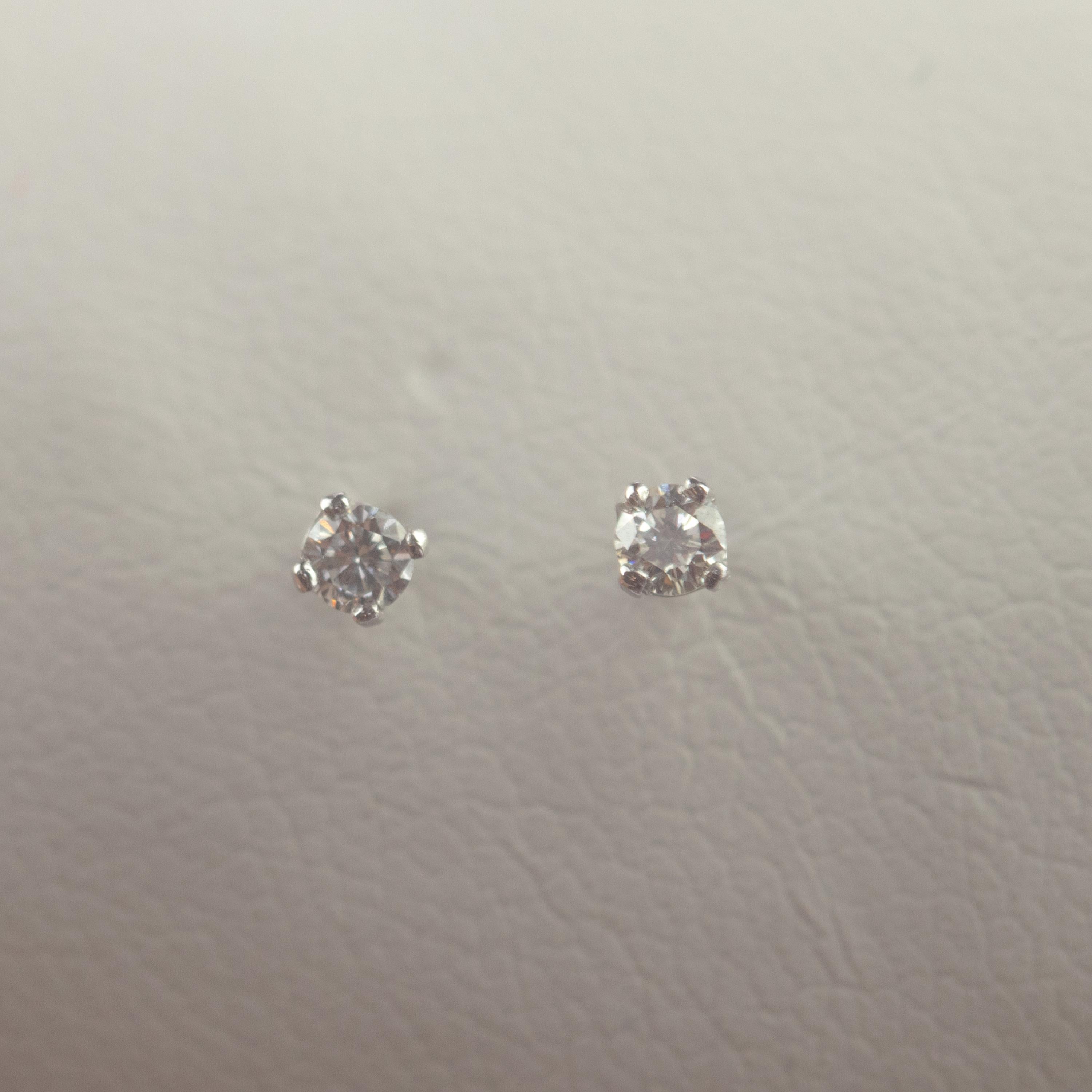 Donna Intini Jewels Orecchini da cocktail con diamante punto luce in oro bianco 18 carati in vendita