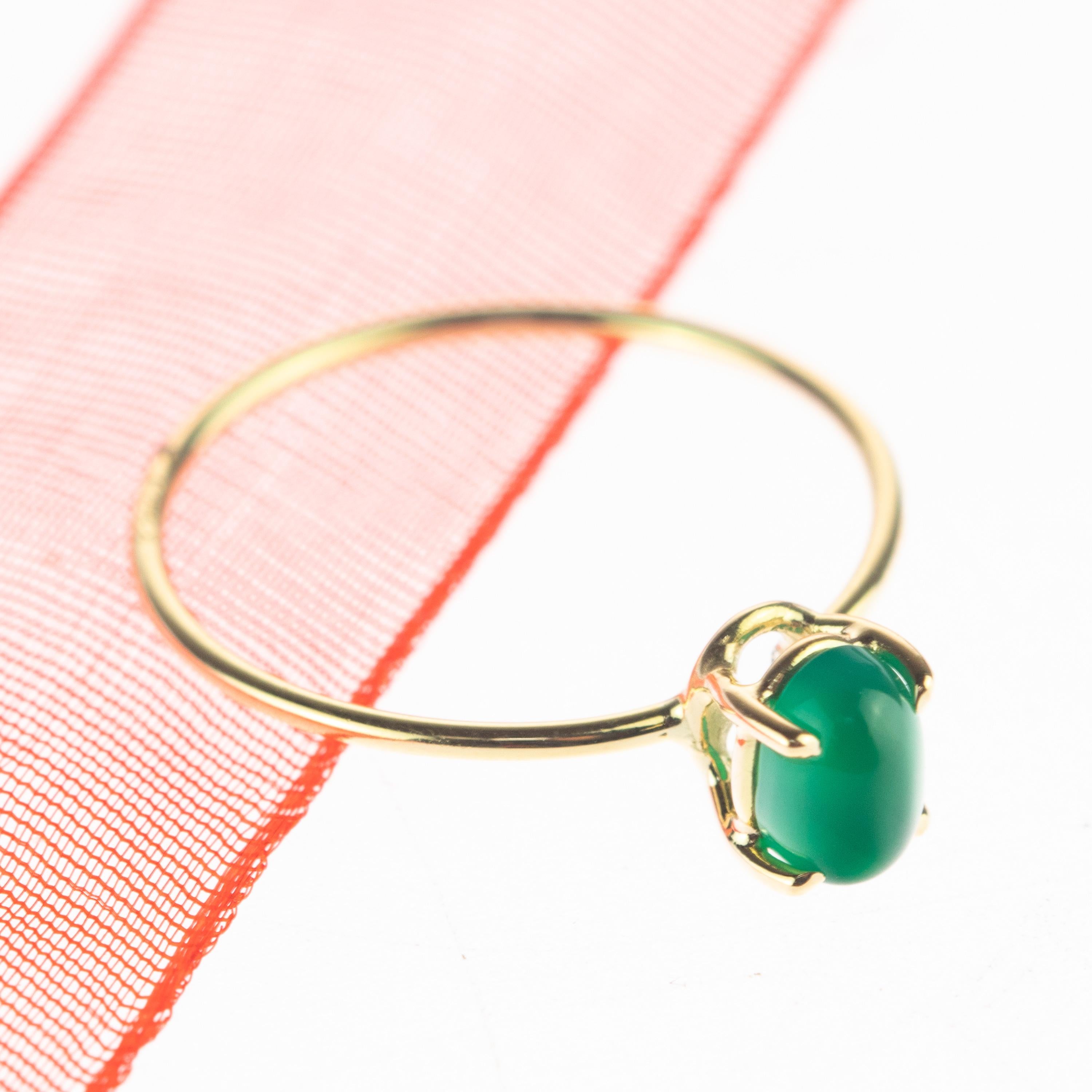 Taille ovale Intini Jewels, bague d'amour romantique Pasion ovale en or jaune 9 carats émaillé en vente