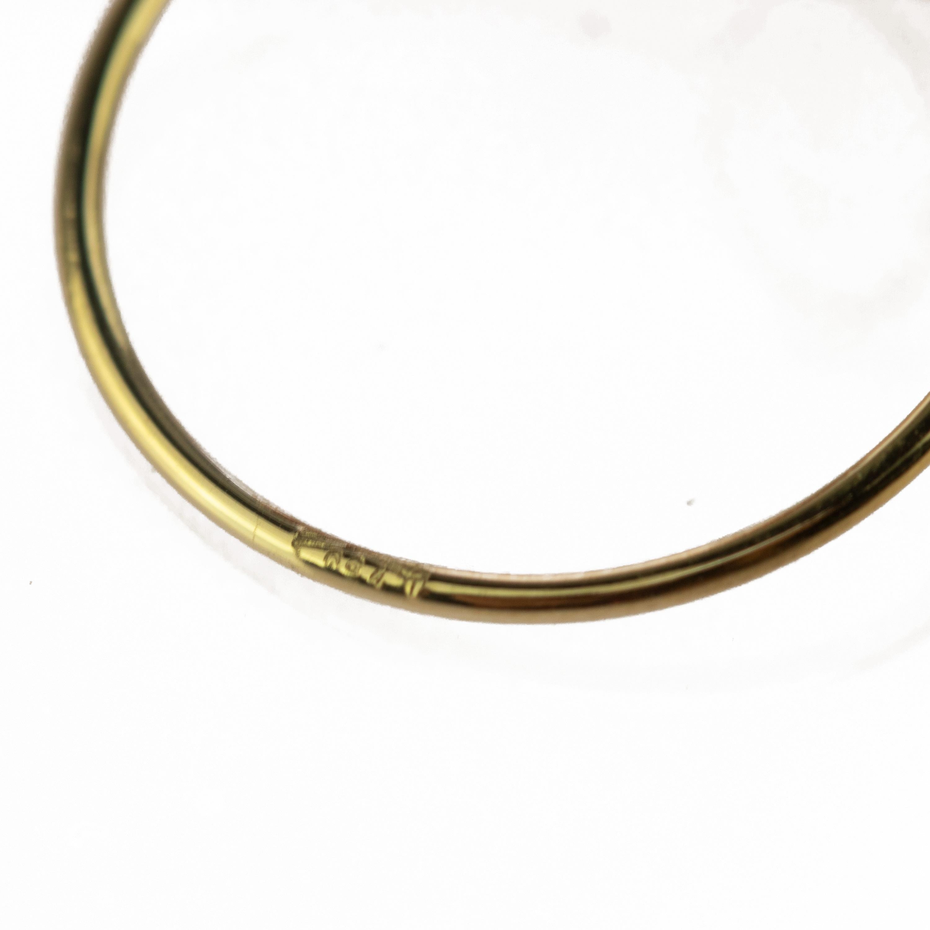 Intini Jewels, bague moderne faite à la main en or jaune 18 carats avec grenats facettés et diamants en vente 2