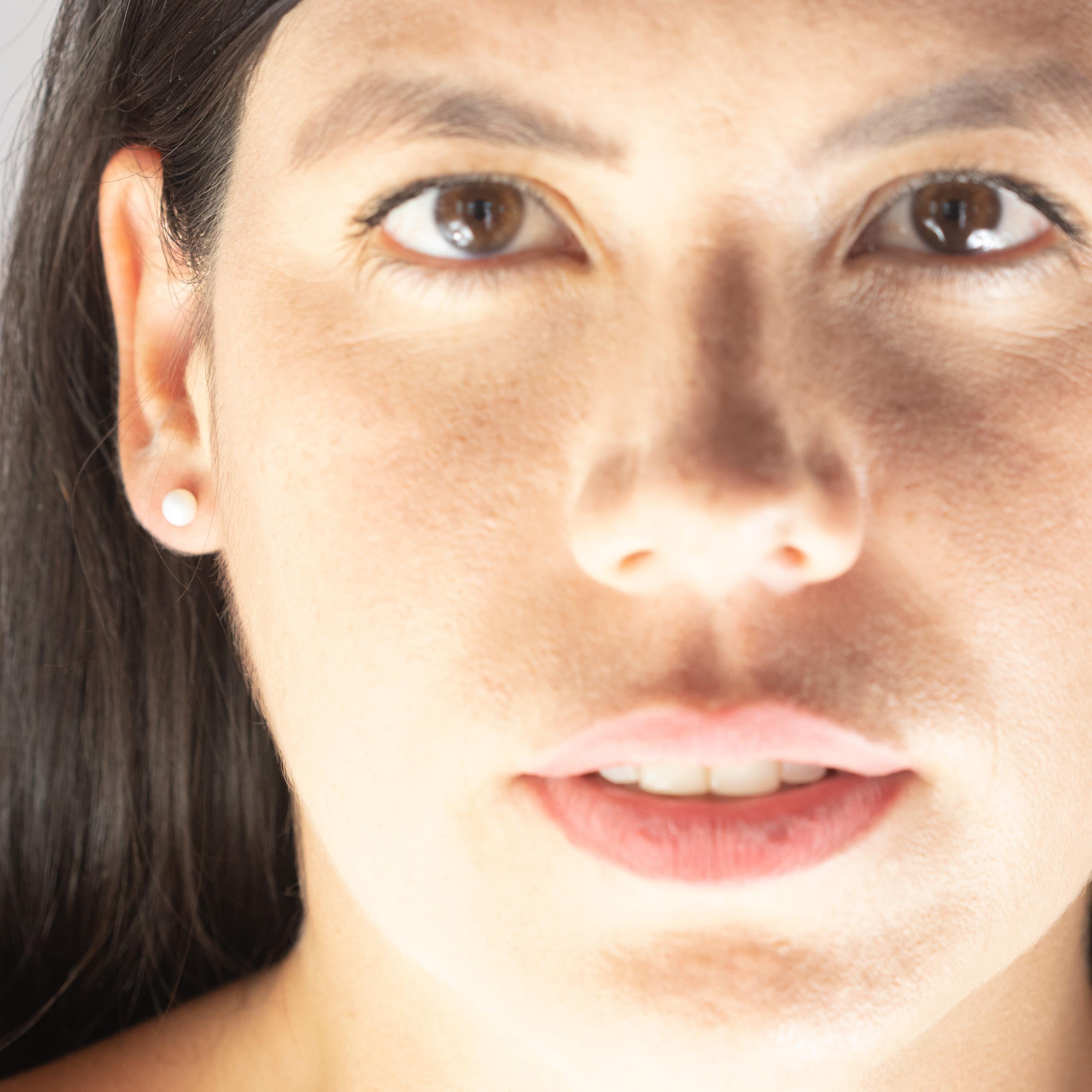 Intini Jewels Pendientes de cóctel con perla de agua dulce y baño de oro en venta 7