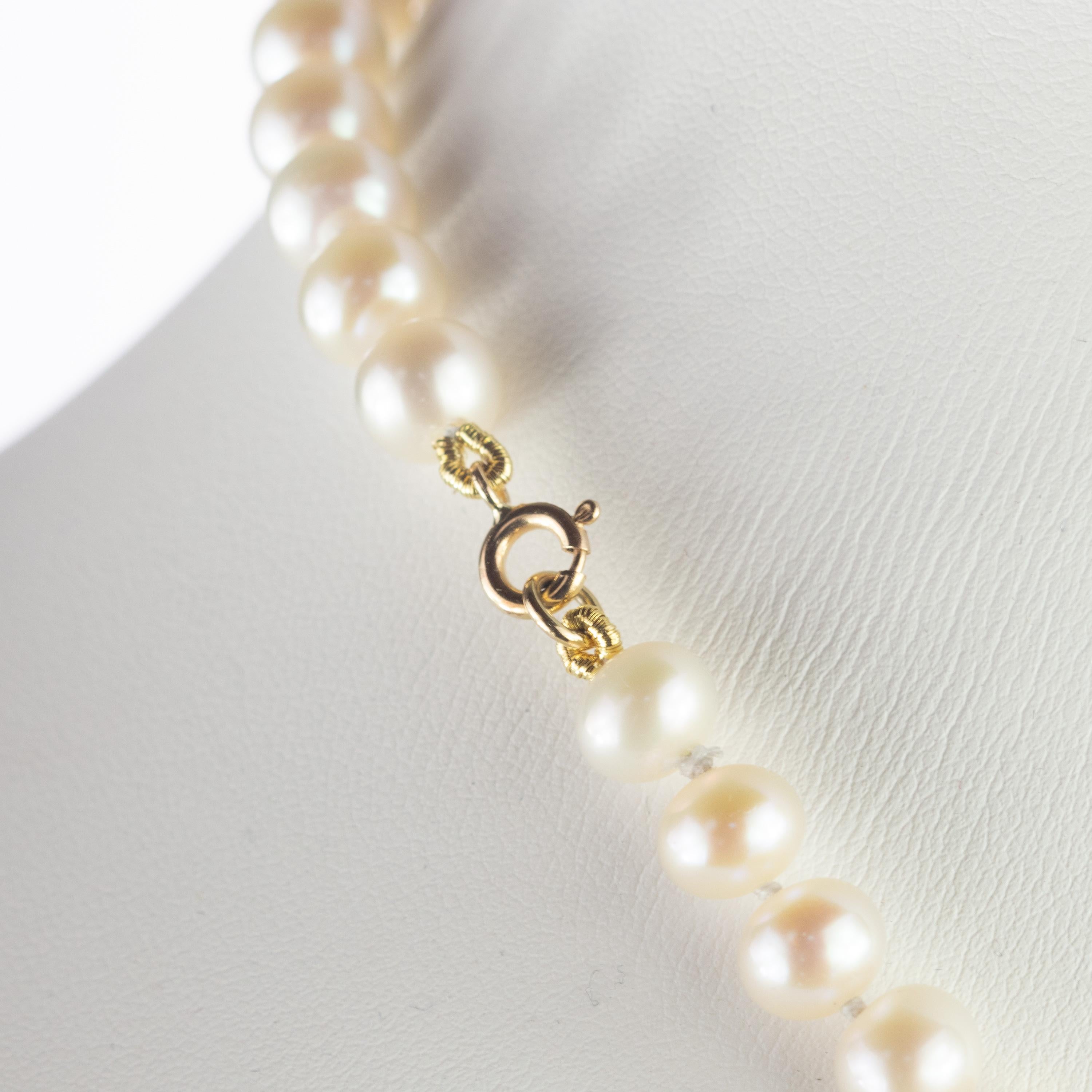 tini Jewels, Halskette aus 14 Karat Gelbgold mit Süßwasserperlen und natürlichem Türkis im Zustand „Neu“ im Angebot in Milano, IT