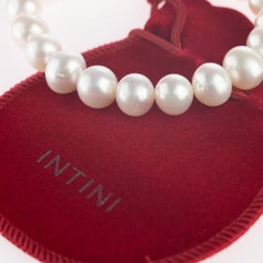 Intini Jewels Freshwater Pearl Round Beaded Handmade Cocktail Stretch Bracelet
