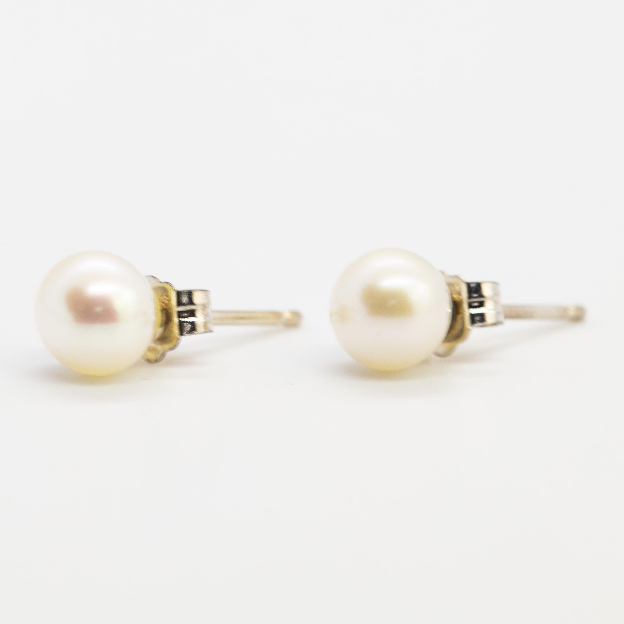 Deko-Cocktail-Ohrstecker aus Sterlingsilber mit Süßwasserperlen vontini Jewels (Kunsthandwerker*in) im Angebot