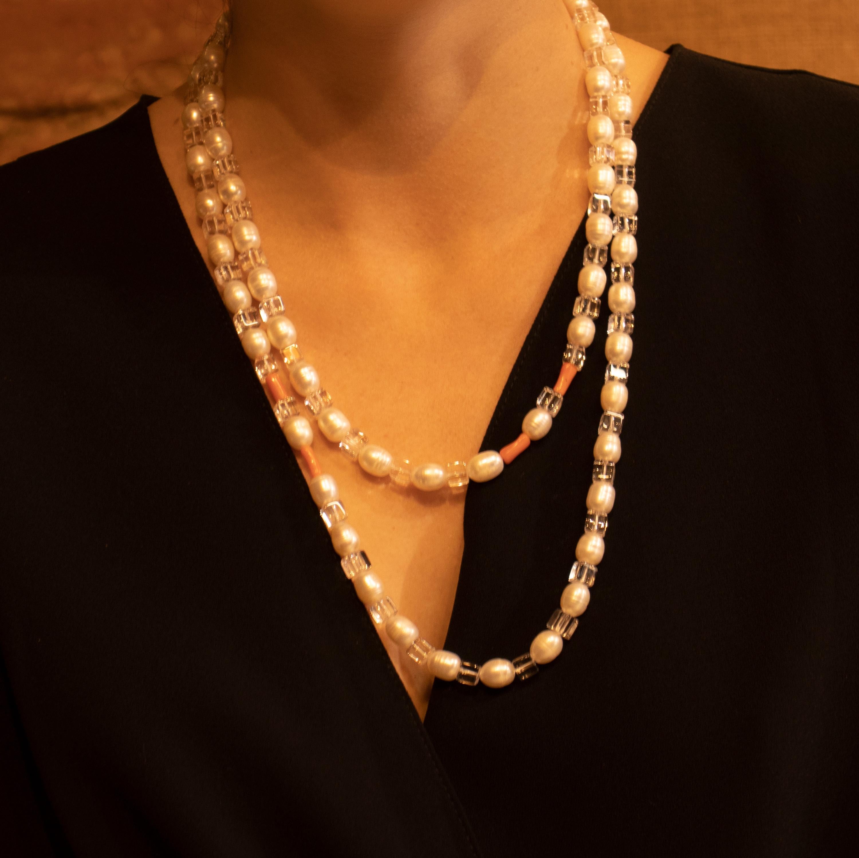 pearl wrap necklace