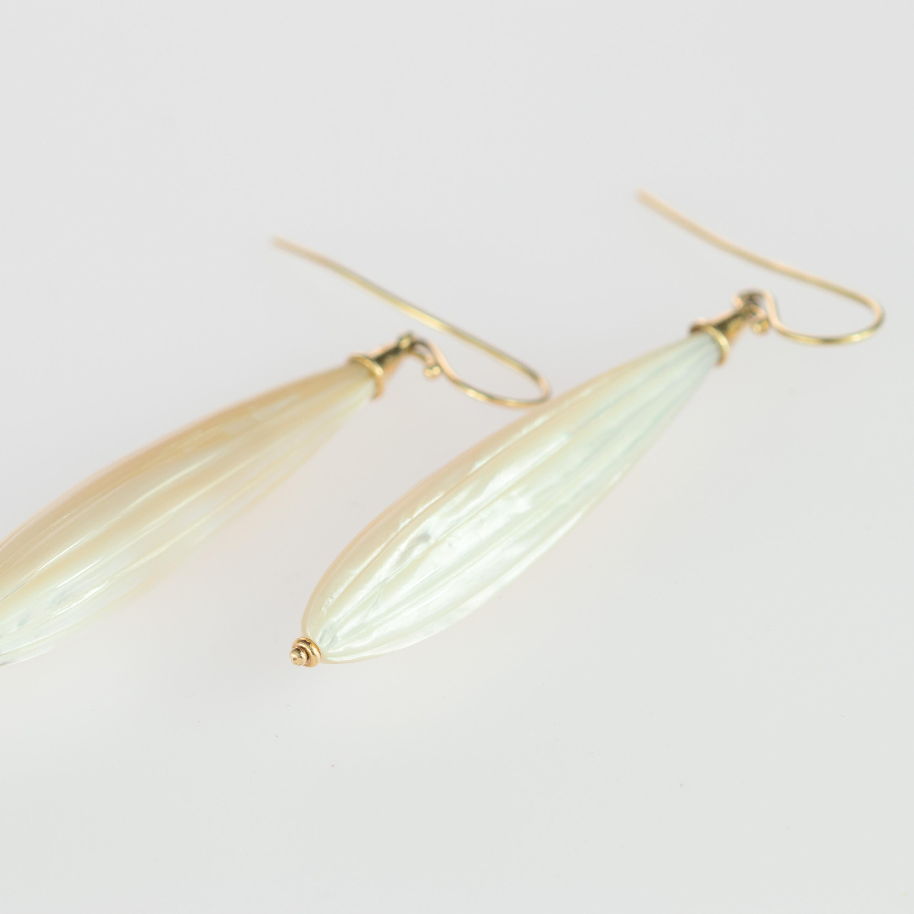 pearl tear drop earrings