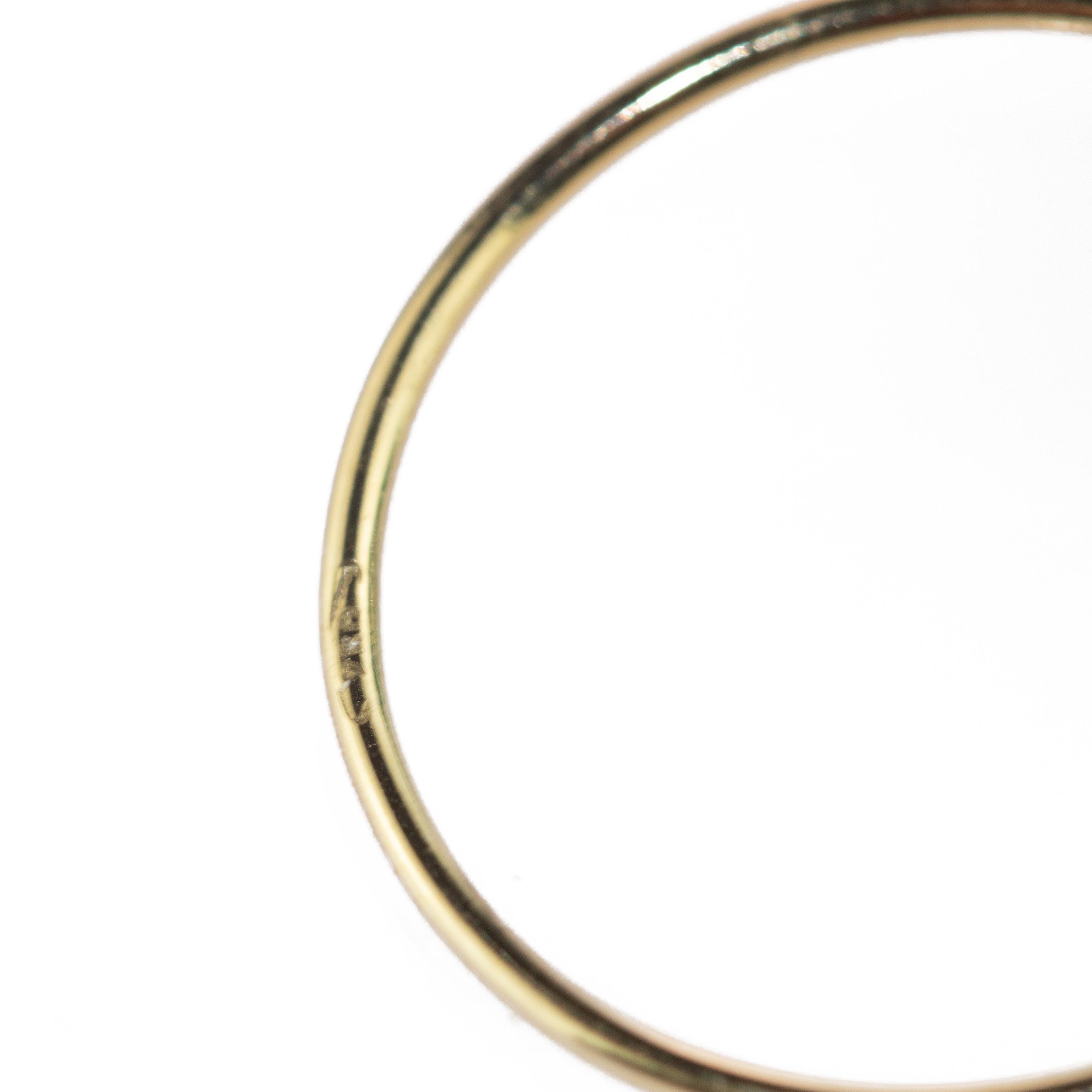 Perlmutt geschnitzte weiße Blume 18 Karat Gold Handgefertigte Ringe vontini Jewels für Damen oder Herren im Angebot