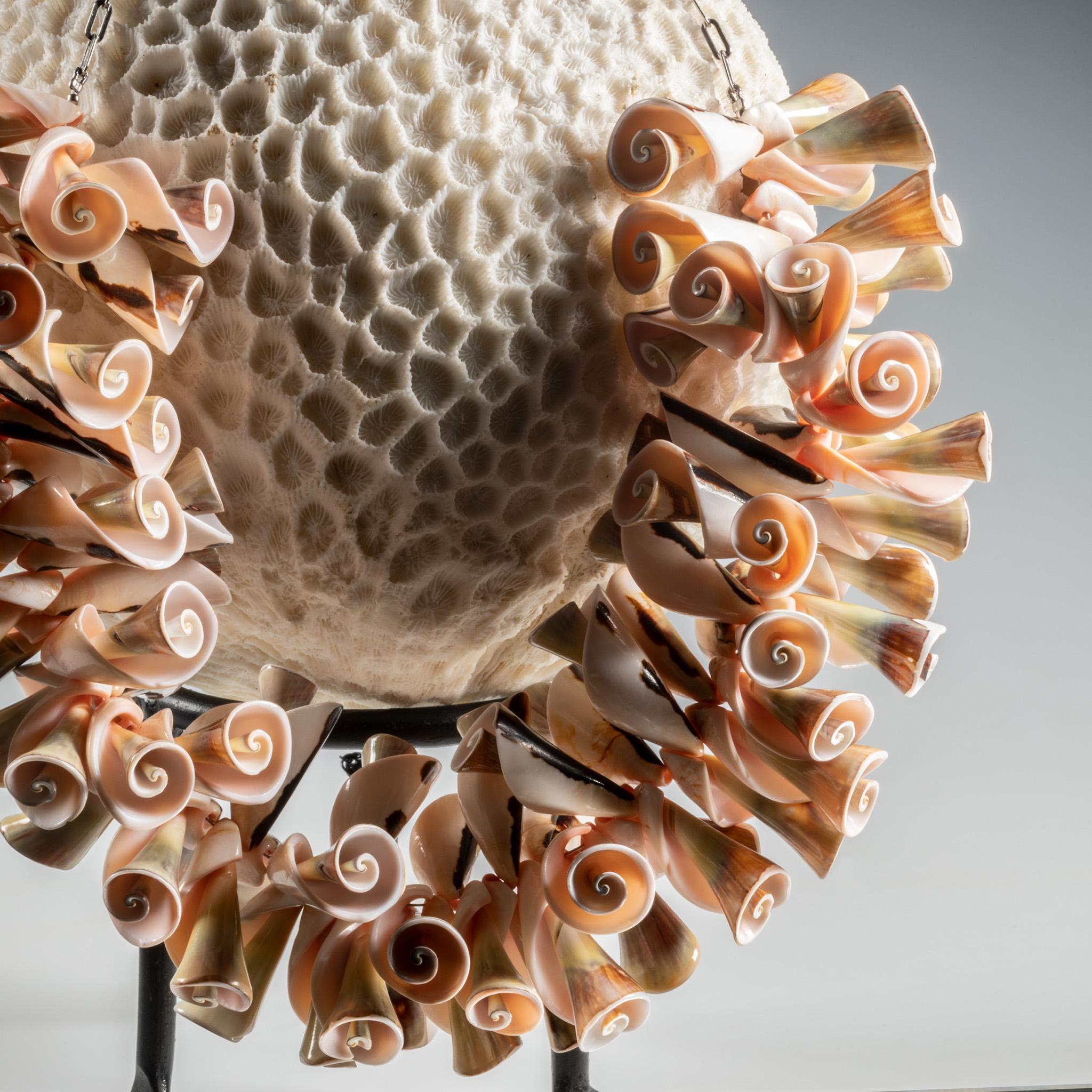 Taglio misto Intini Jewels Conchiglie marine naturali in argento 925 Collana estiva boho con perline in vendita