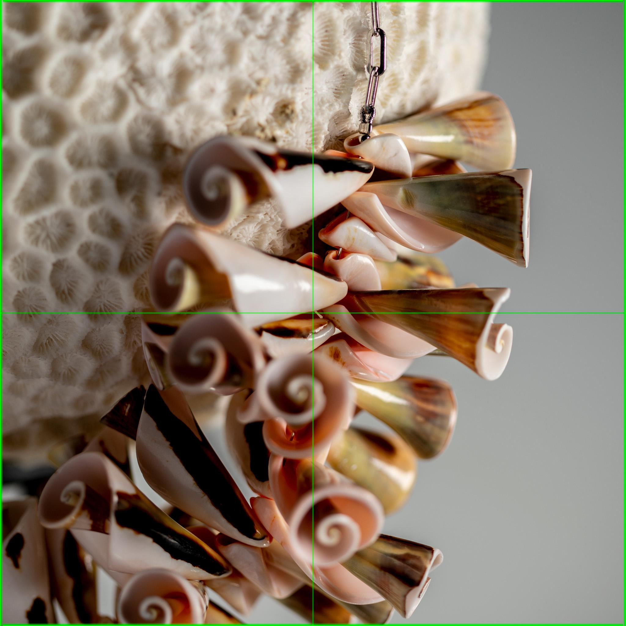 da uomo o donna Intini Jewels Conchiglie marine naturali in argento 925 Collana estiva boho con perline in vendita