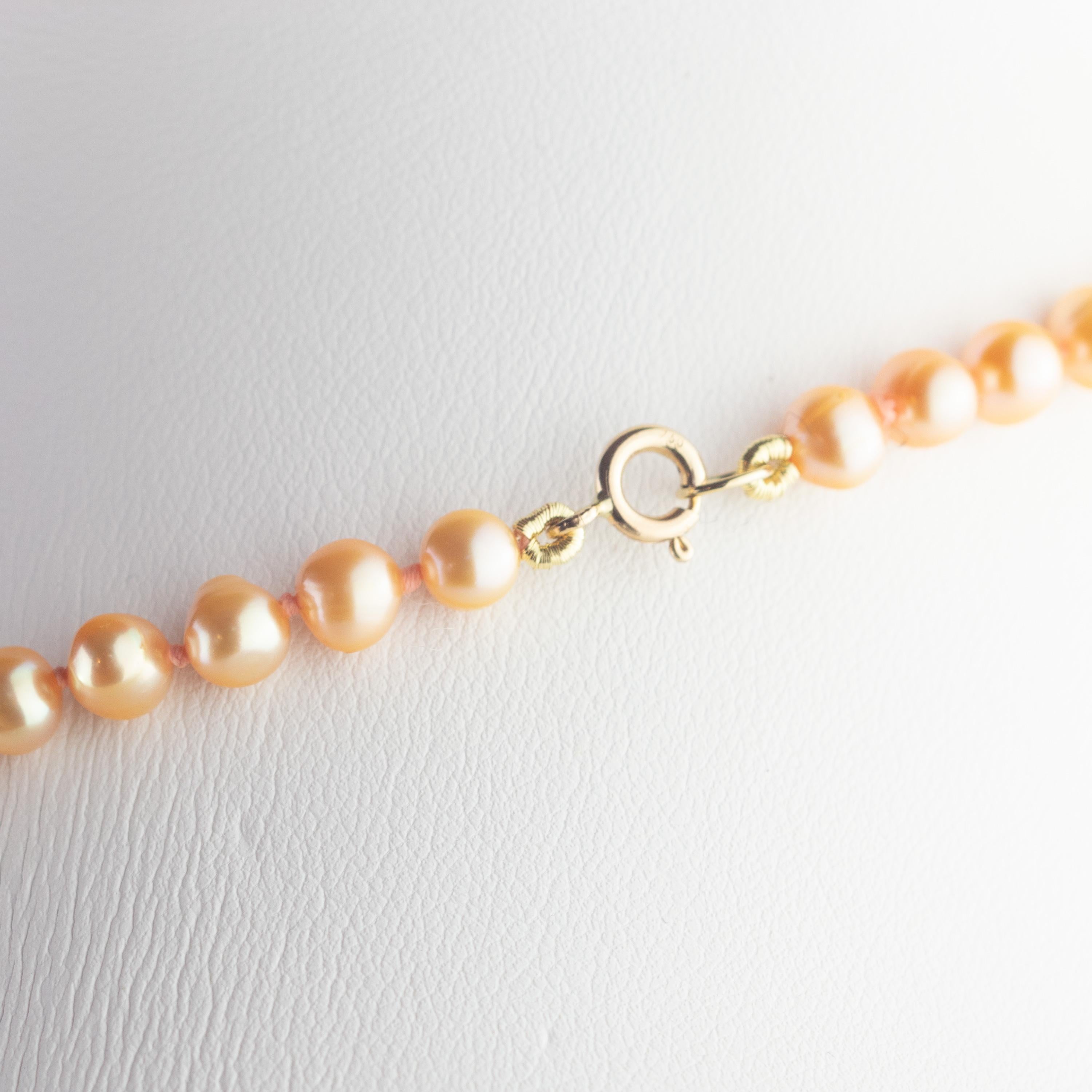 Intini Jewels Collier moderne facetté en or jaune 18 carats avec perles, corail et agate en vente 2