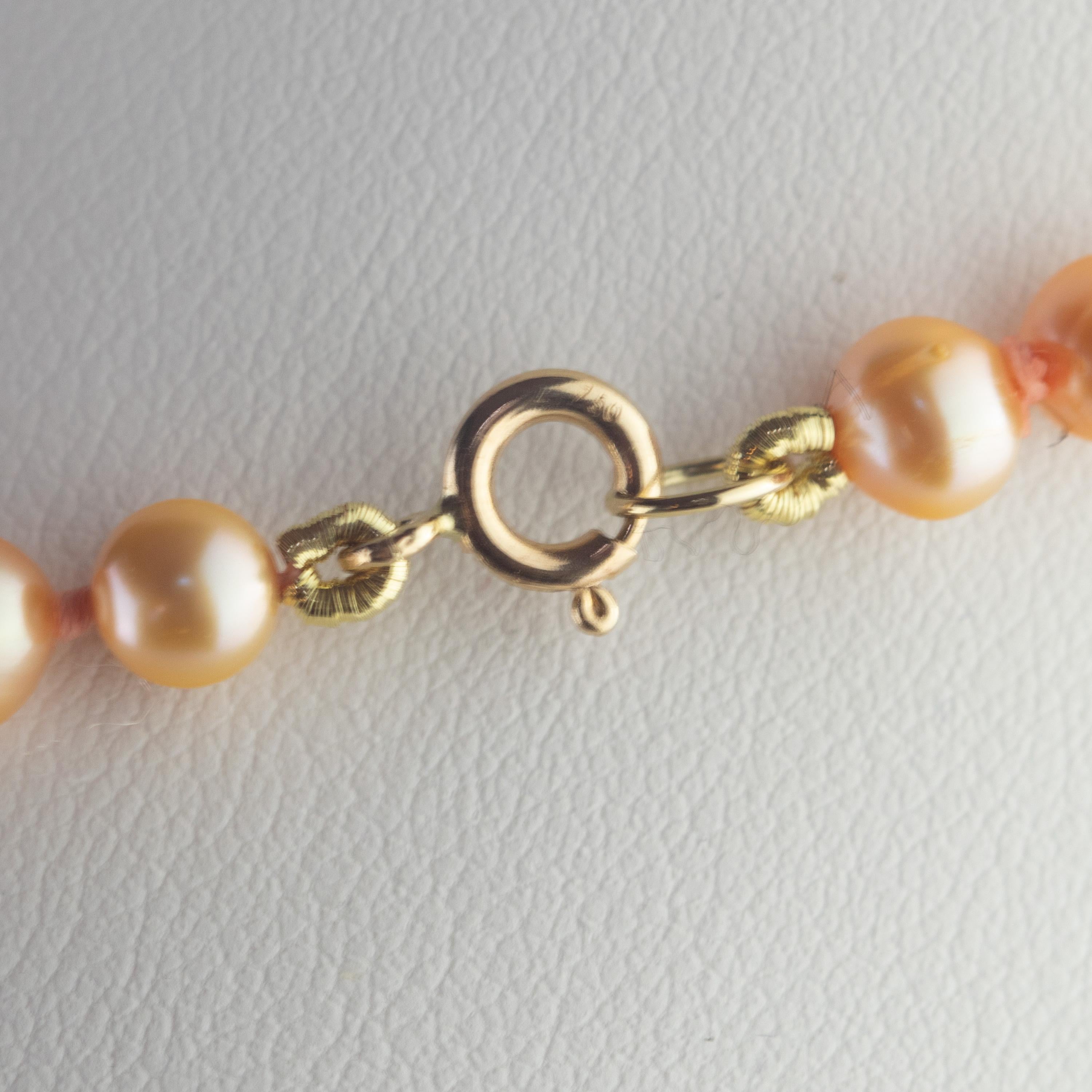 Intini Jewels Collier moderne facetté en or jaune 18 carats avec perles, corail et agate en vente 3