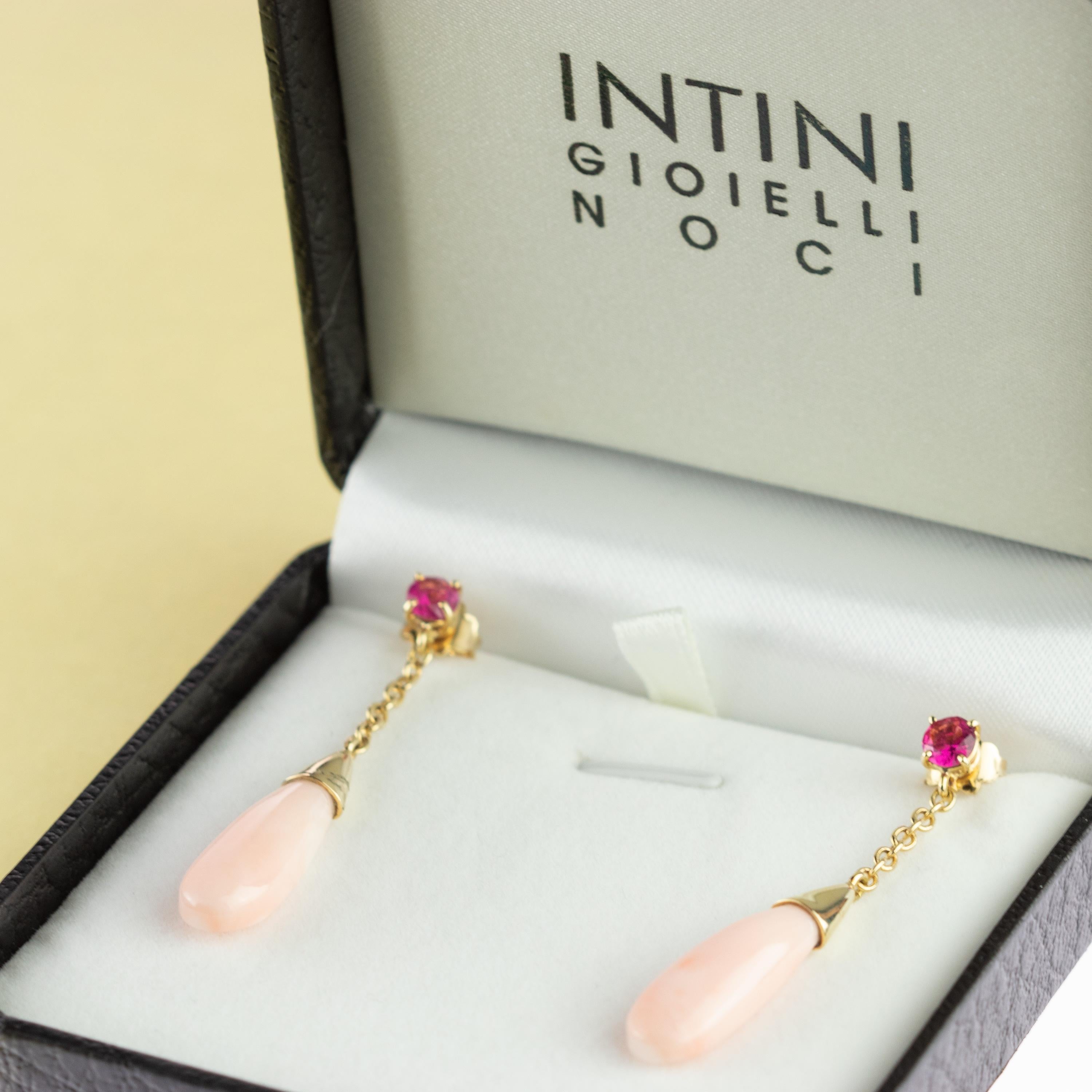 tourmaline drop earrings