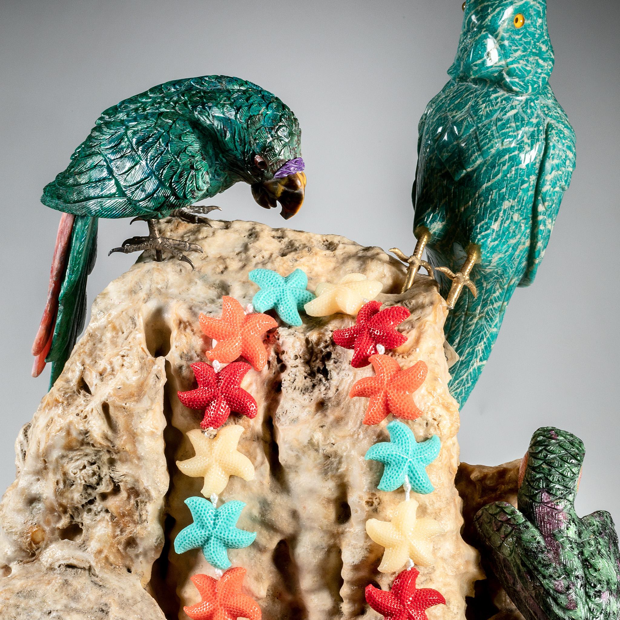 Intini Jewels Stella di Mare Estate Rosa Resine Colorate Gioiosa Collana da Spiaggia Boho In condizioni Nuovo in vendita a Milano, IT