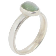 dark green rings Intini Jewels Sterling Silver Green Oval Dark Green Tourmaline Cabochon Ring