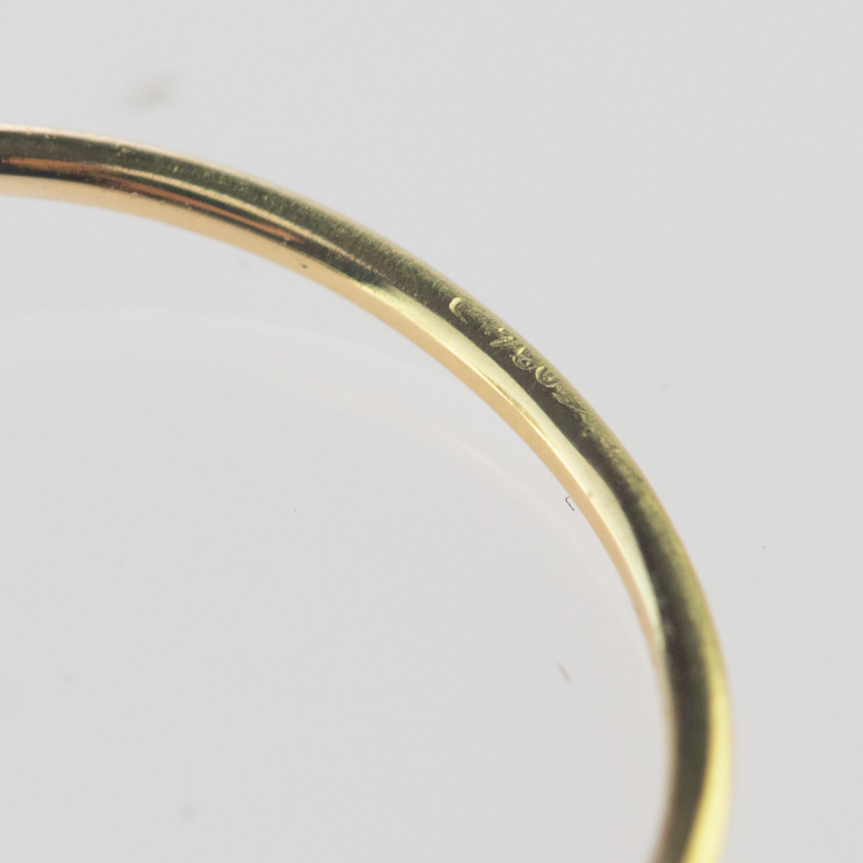 tini Jewels Tansanit Blau Flieder Navette 18 Karat Gelbgold Cocktail-Ring Damen im Angebot