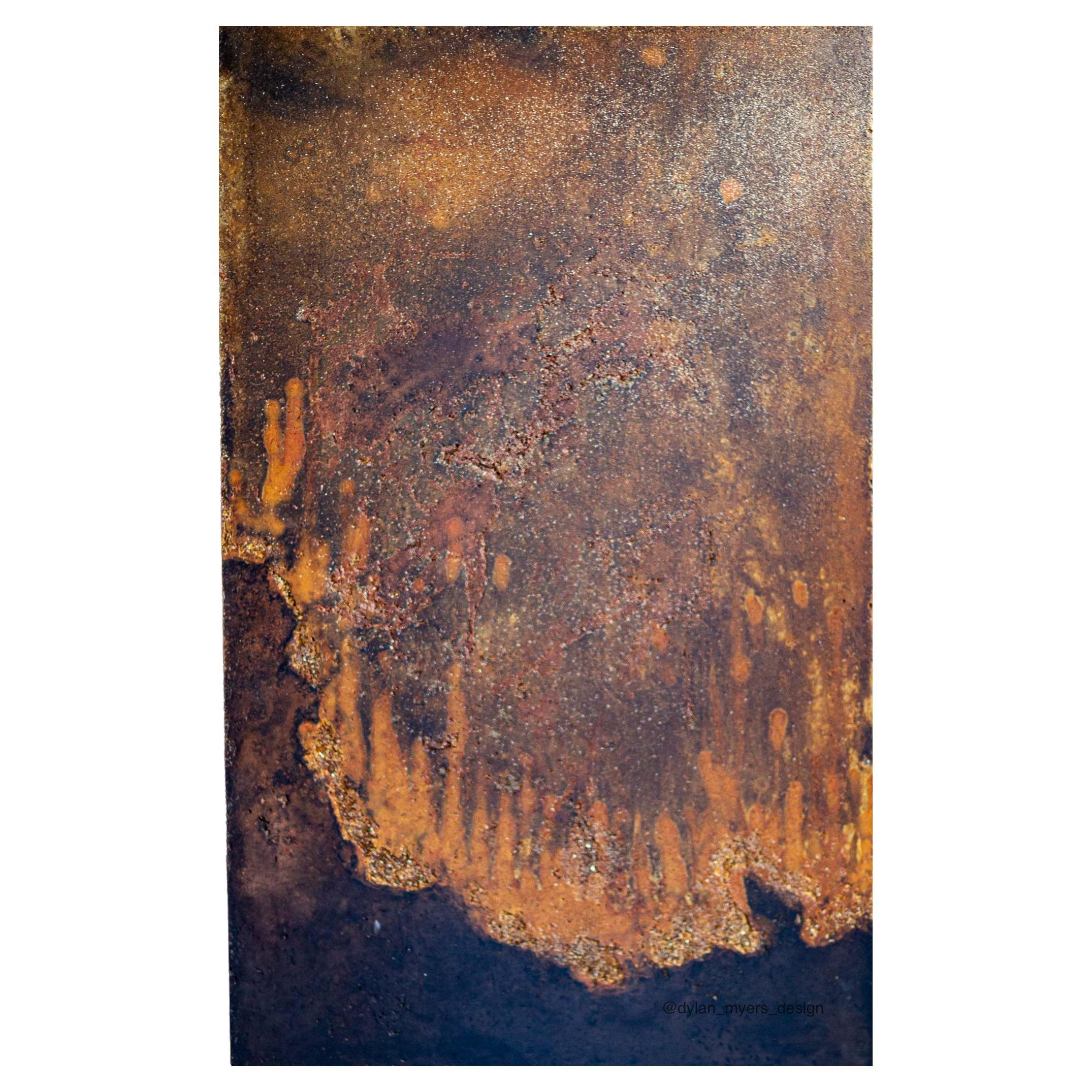 "Into The Caldron", Concrete Wall Art by Dylan Myers Design For Sale