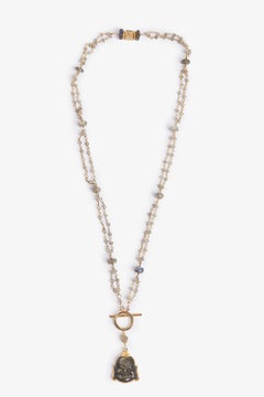 Labradorite Buddha Into the Mystic Necklace