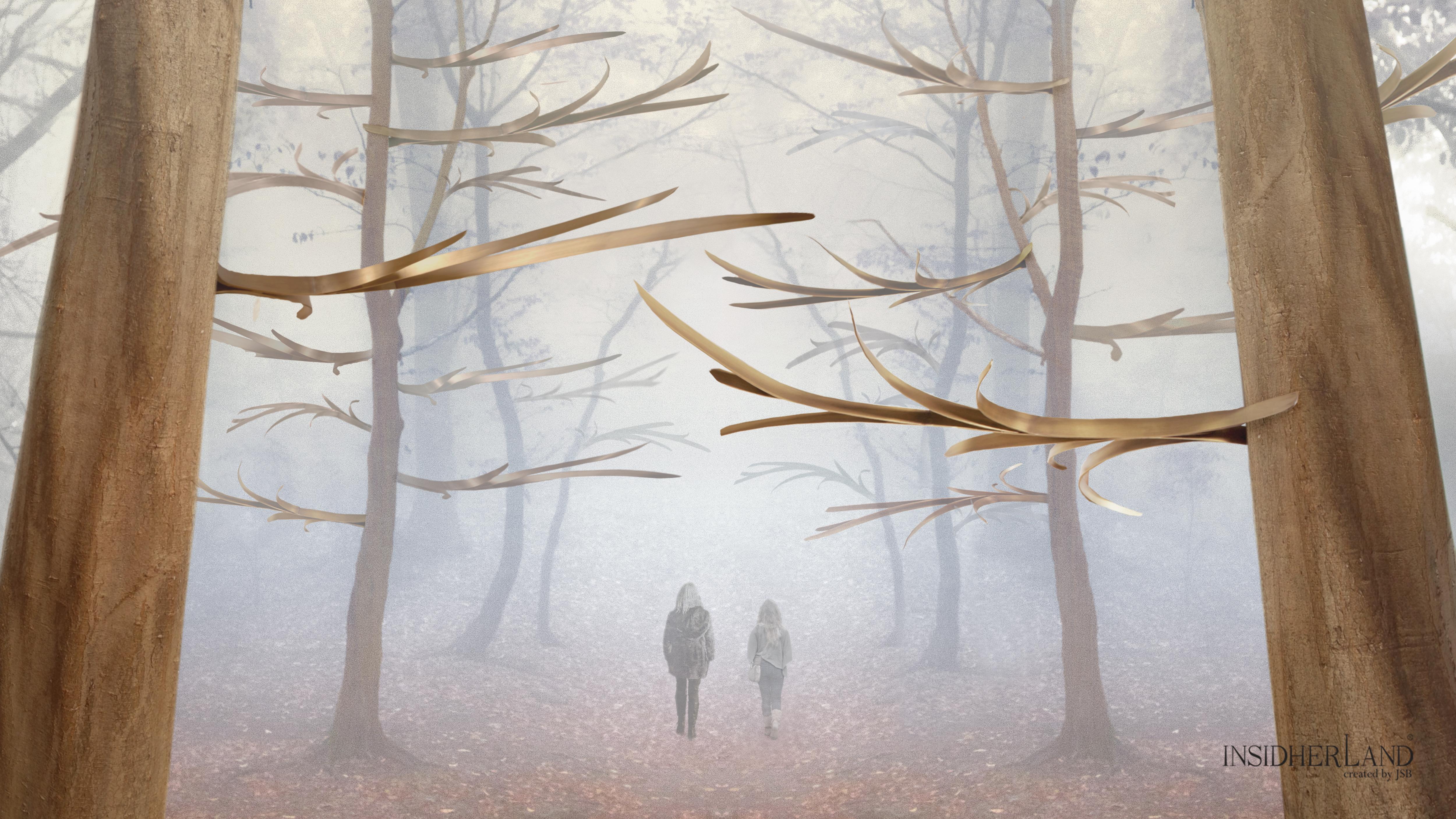 XXI secolo e contemporaneo Libreria Into the Wood, Noce (in stock), InsidherLand di Joana Santos Barbosa in vendita