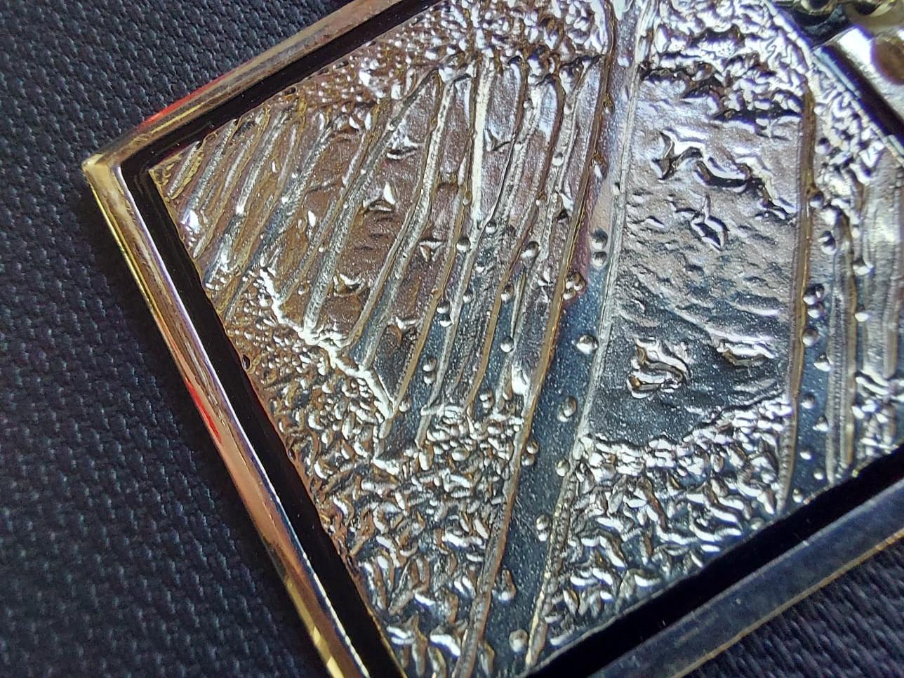 Femenino o masculino Colgante Into the Woods Plata, Plata de ley, Hecho a mano, Italia en venta