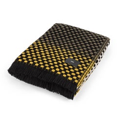 Intrecciato Wool Blanket Mustard VIB0101