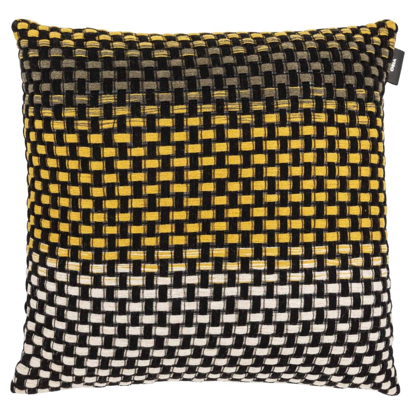 Intrecciato Wool Pillow Mustard VIP0101 For Sale