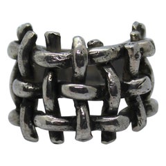 Bague "Intreccio" Argent, Handcraft, Italie
